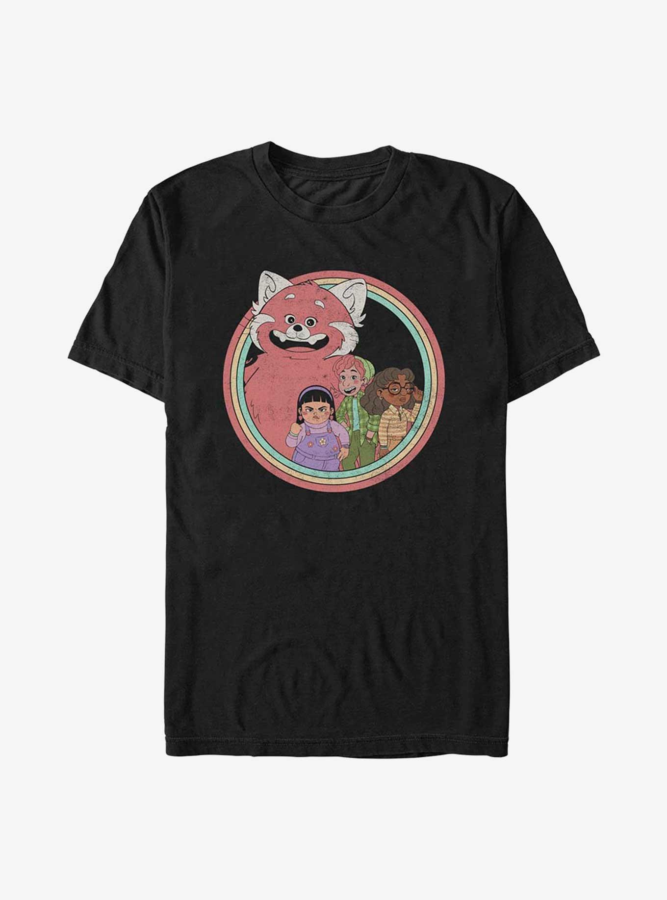Disney Pixar Turning Red Group Photo T-Shirt, BLACK, hi-res