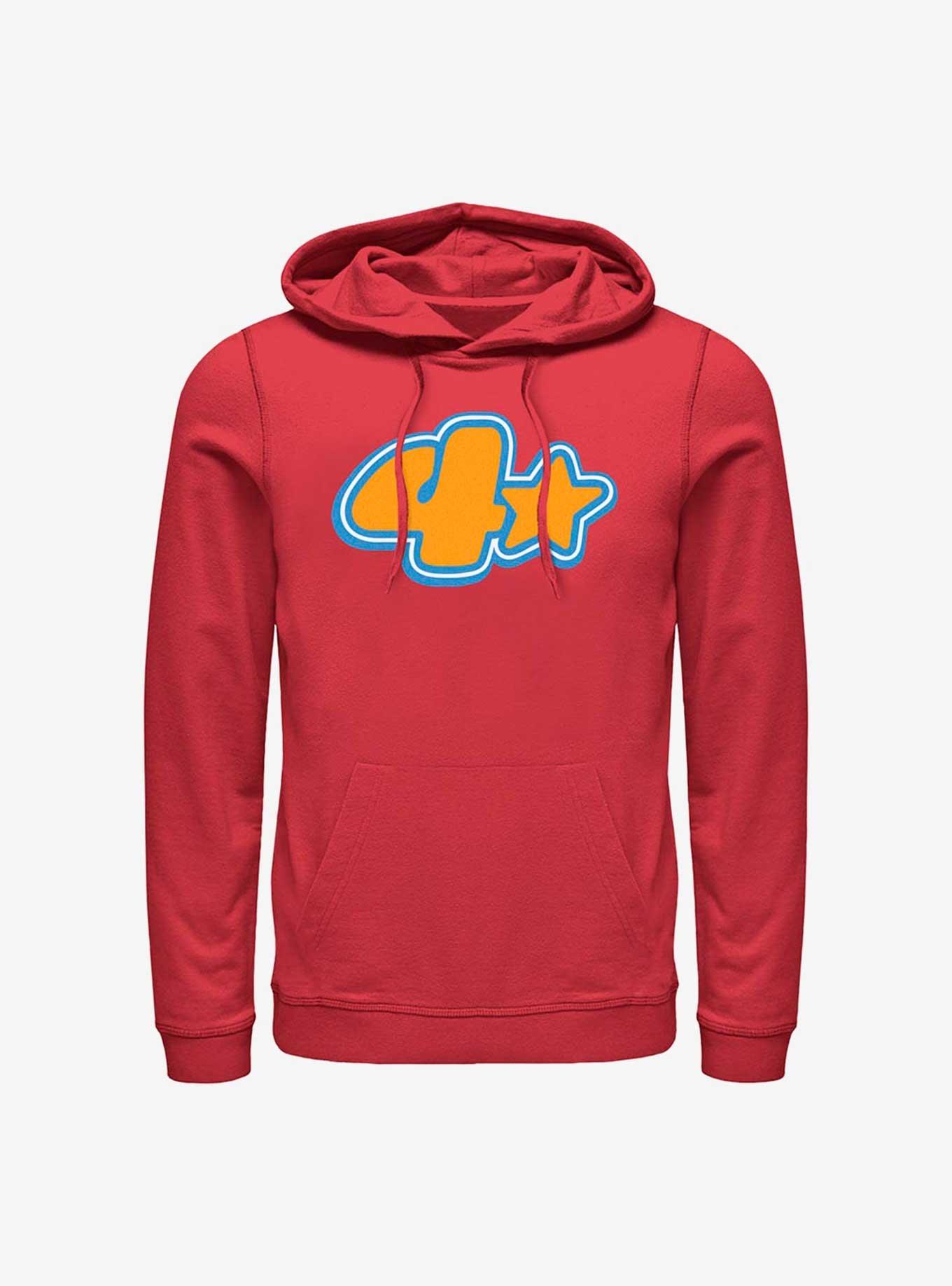 Disney Pixar Turning Red 4 Star Hoodie, RED, hi-res