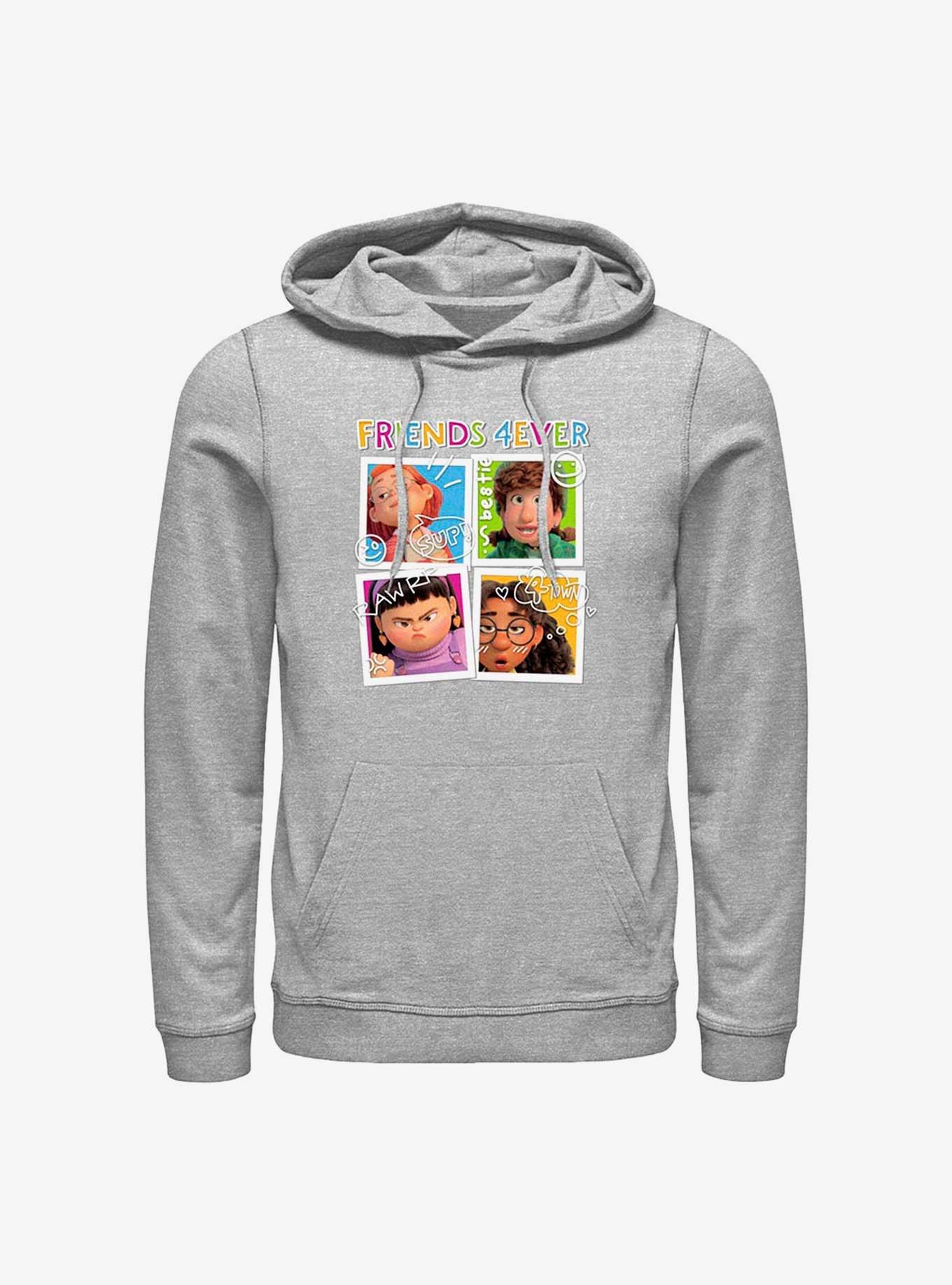 Disney Pixar Turning Red Friends 4Ever Hoodie, ATH HTR, hi-res