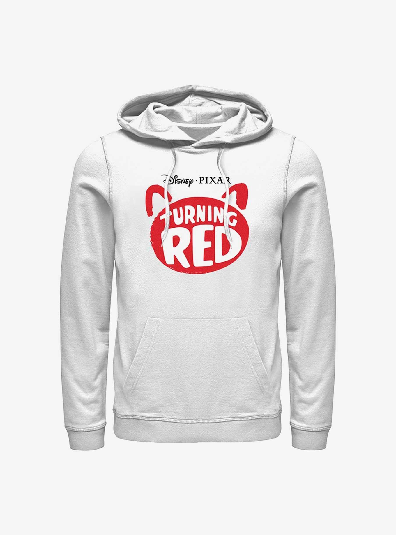 Disney Pixar Turning Red Logo Hoodie, WHITE, hi-res