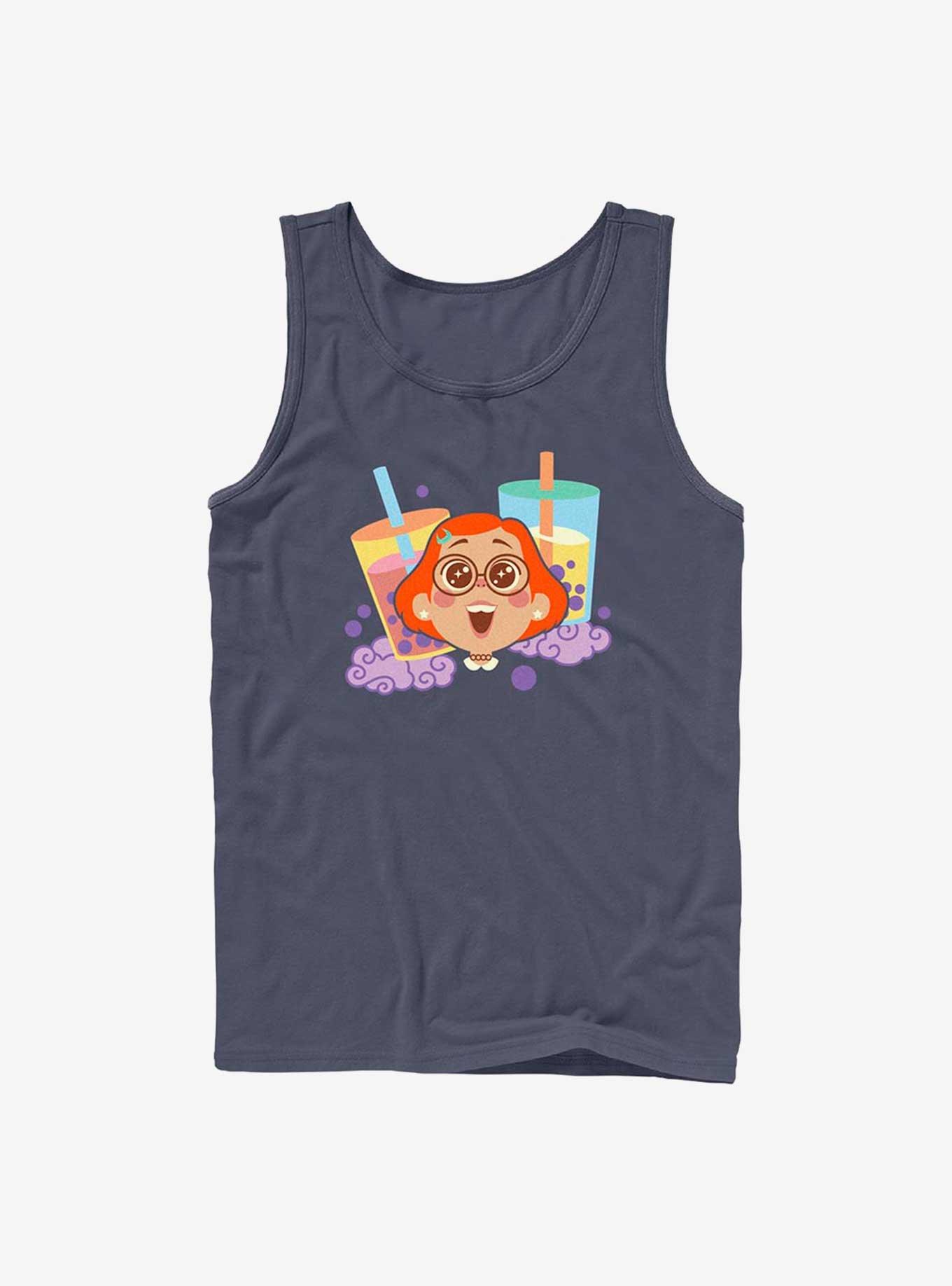 Disney Pixar Turning Red Loves Boba Tank, NAVY, hi-res