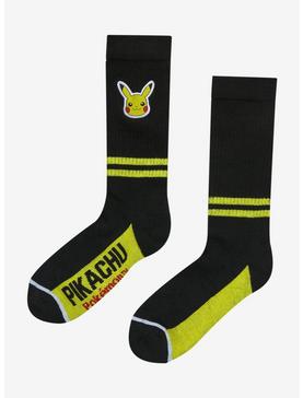 Pokemon Pikachu Crew Socks, , hi-res