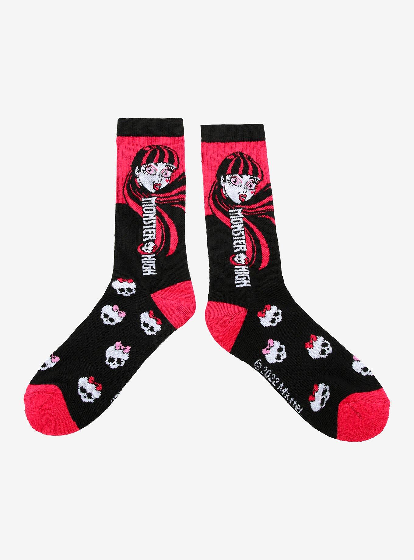 Monster High Draculaura Crew Socks, , hi-res
