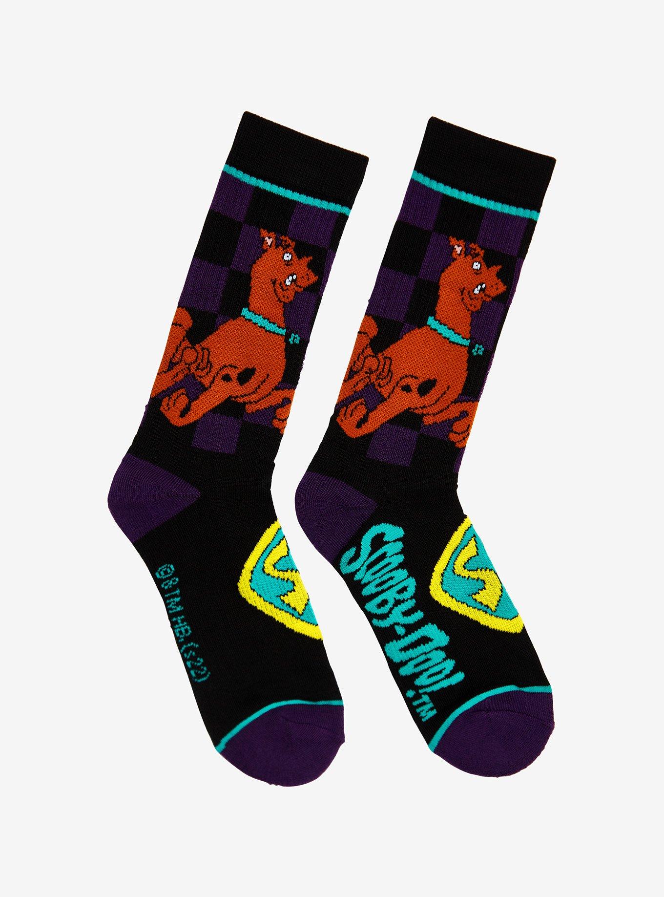 Scooby-Doo! Checkered Crew Socks, , hi-res