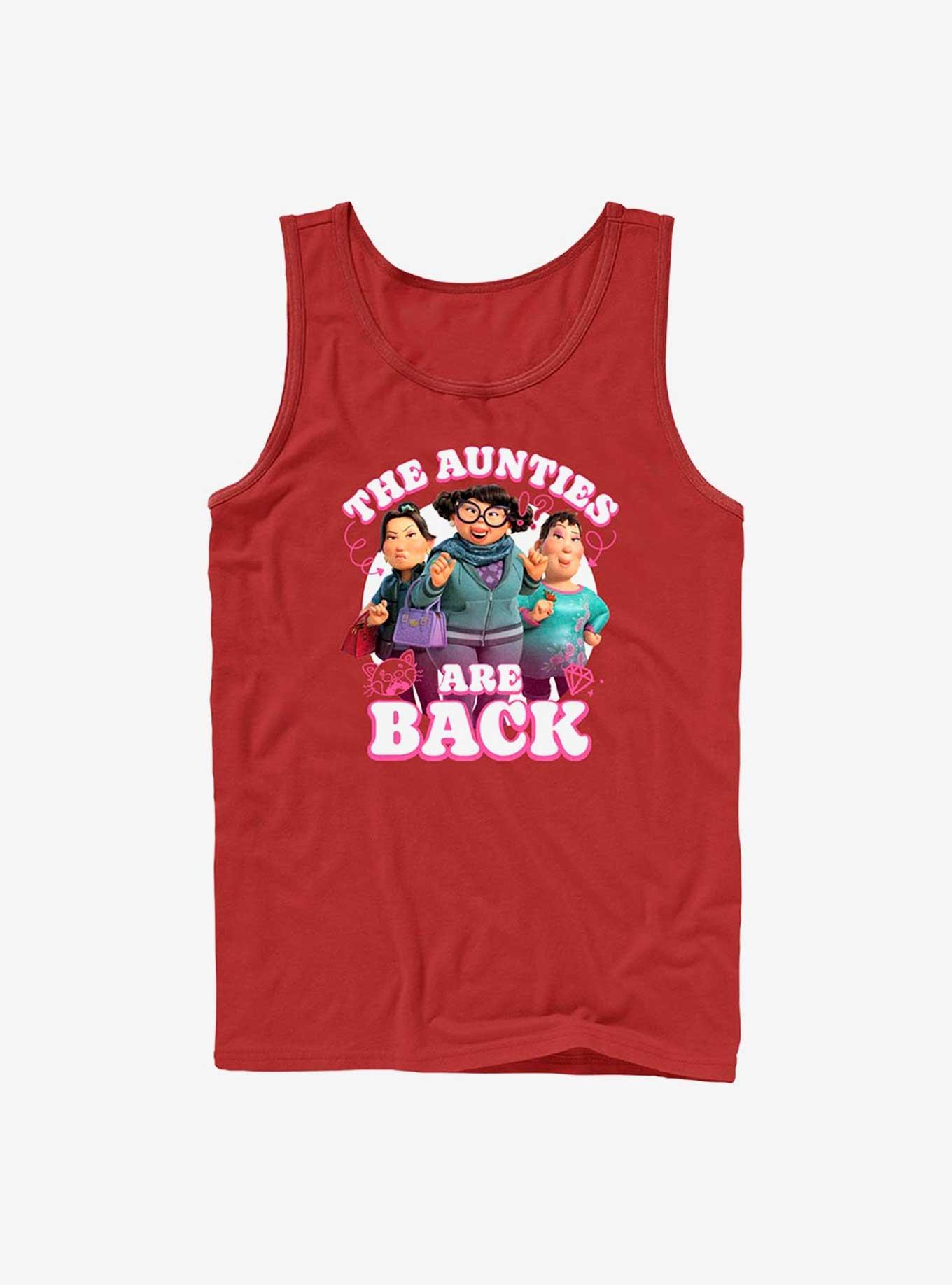 Disney Pixar Turning Red Aunties Tank, RED, hi-res