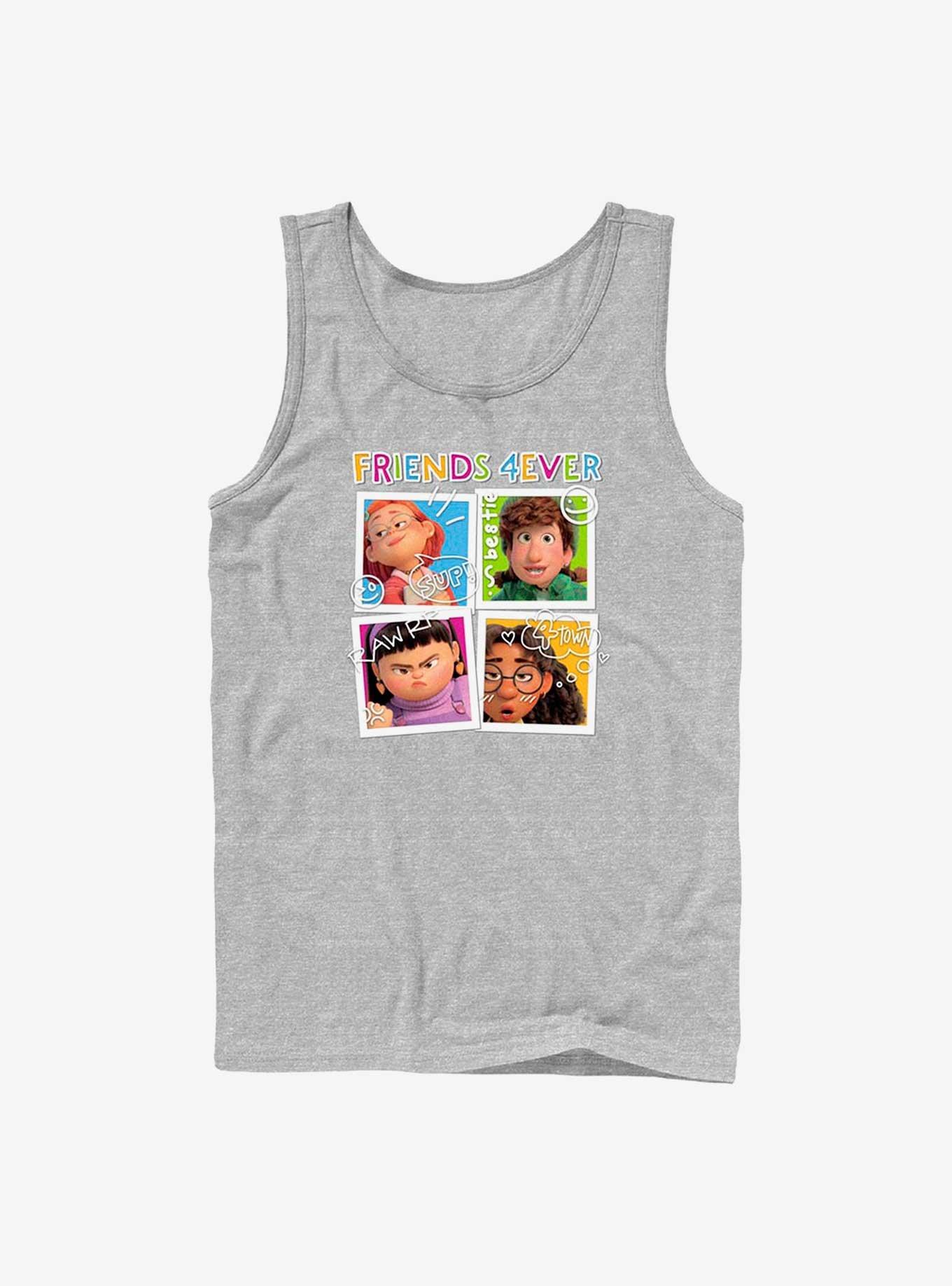 Disney Pixar Turning Red Friends 4Ever Tank, ATH HTR, hi-res