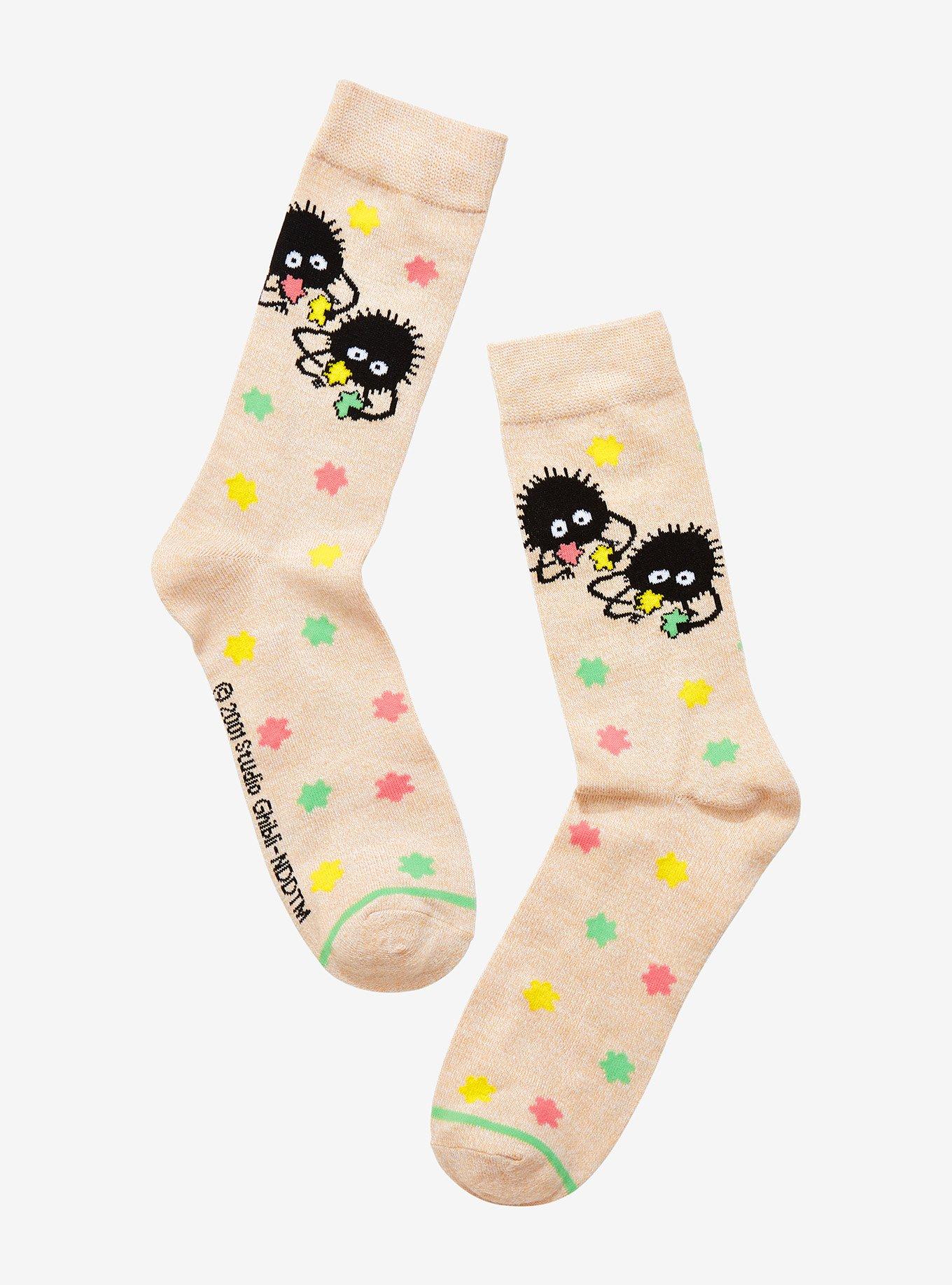 Studio Ghibli Spirited Away Soot Sprite Crew Socks, , hi-res