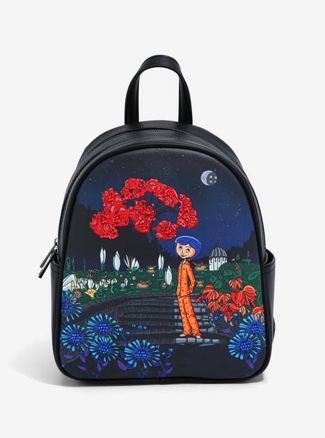 Coraline?Backpack Set Amazon.com | Loungefly Coraline Stars Double Strap Mini  main image 4
