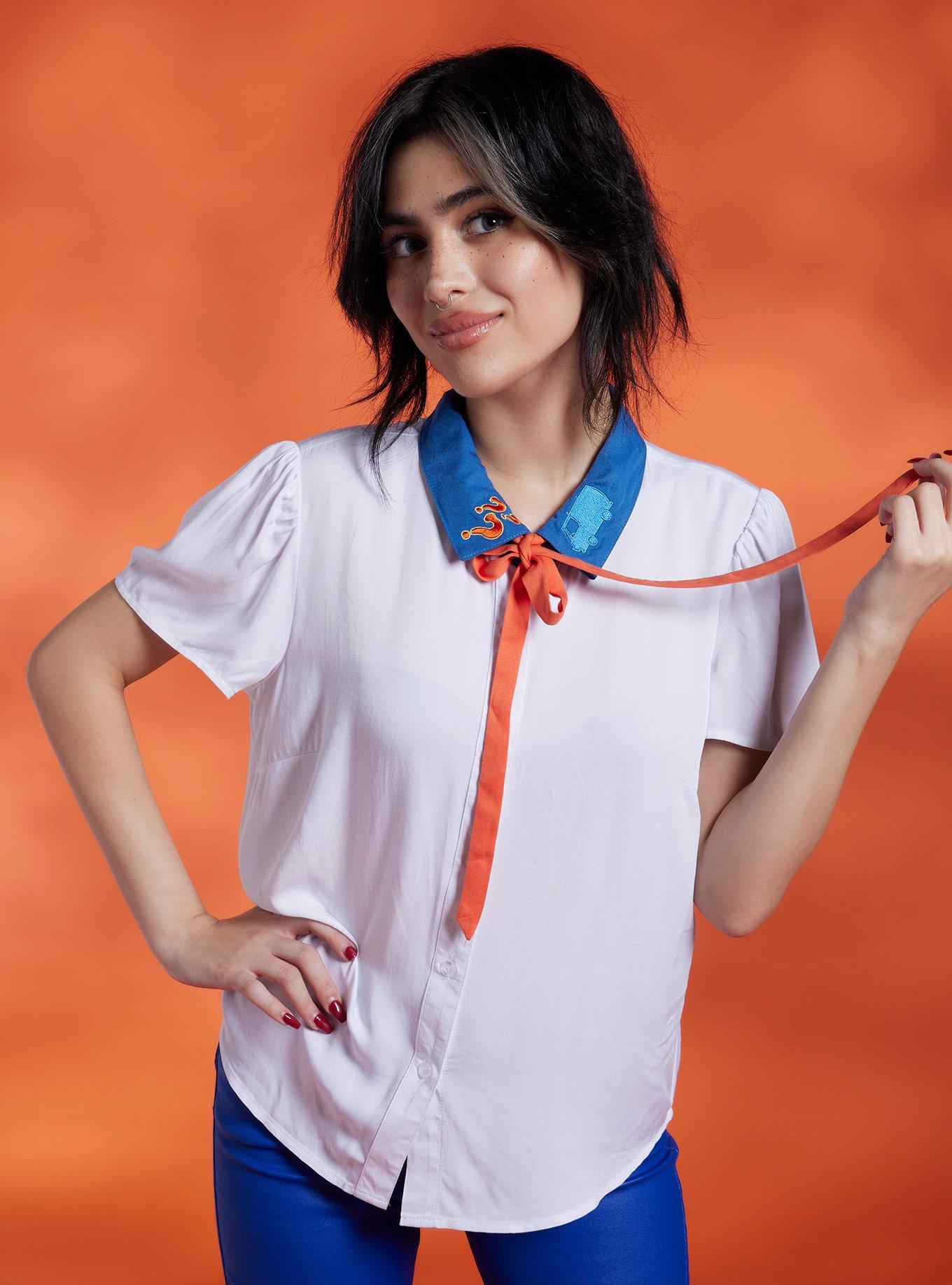 Scooby-Doo! Fred Woven Button-Up, OFF WHITE, hi-res