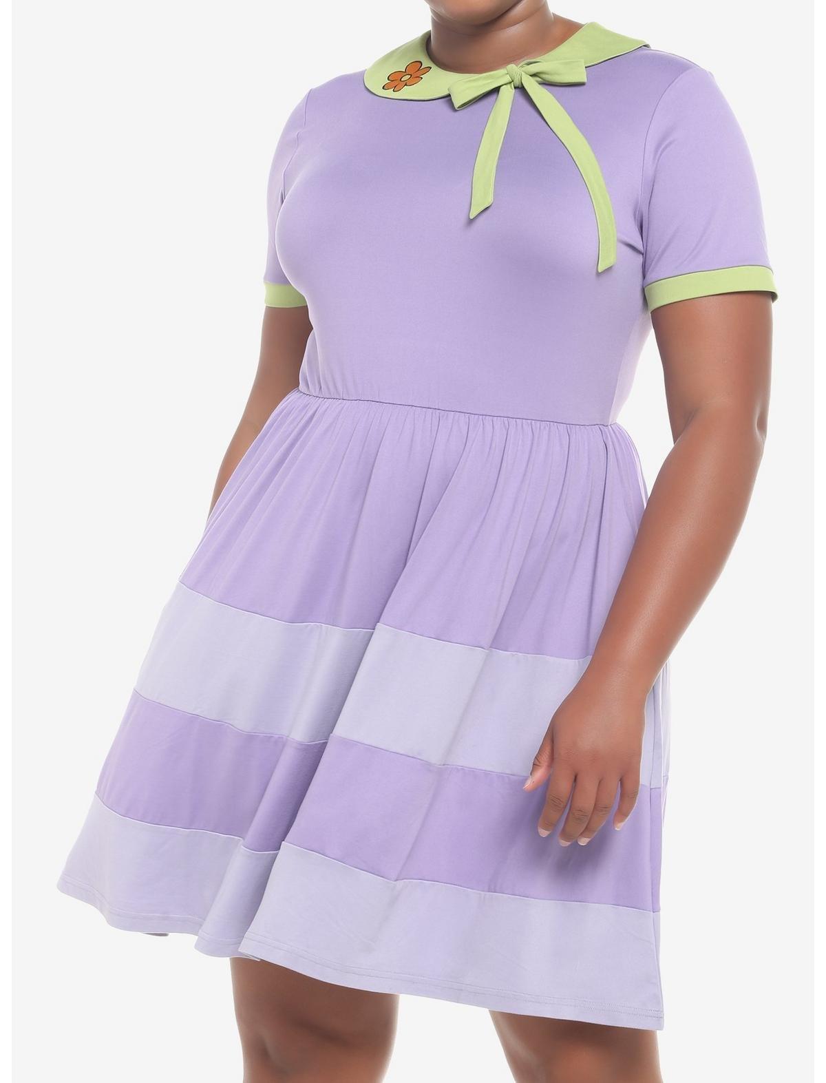 Scooby-Doo! Daphne Lavender Dress Plus Size, PURPLE  TURQ, hi-res