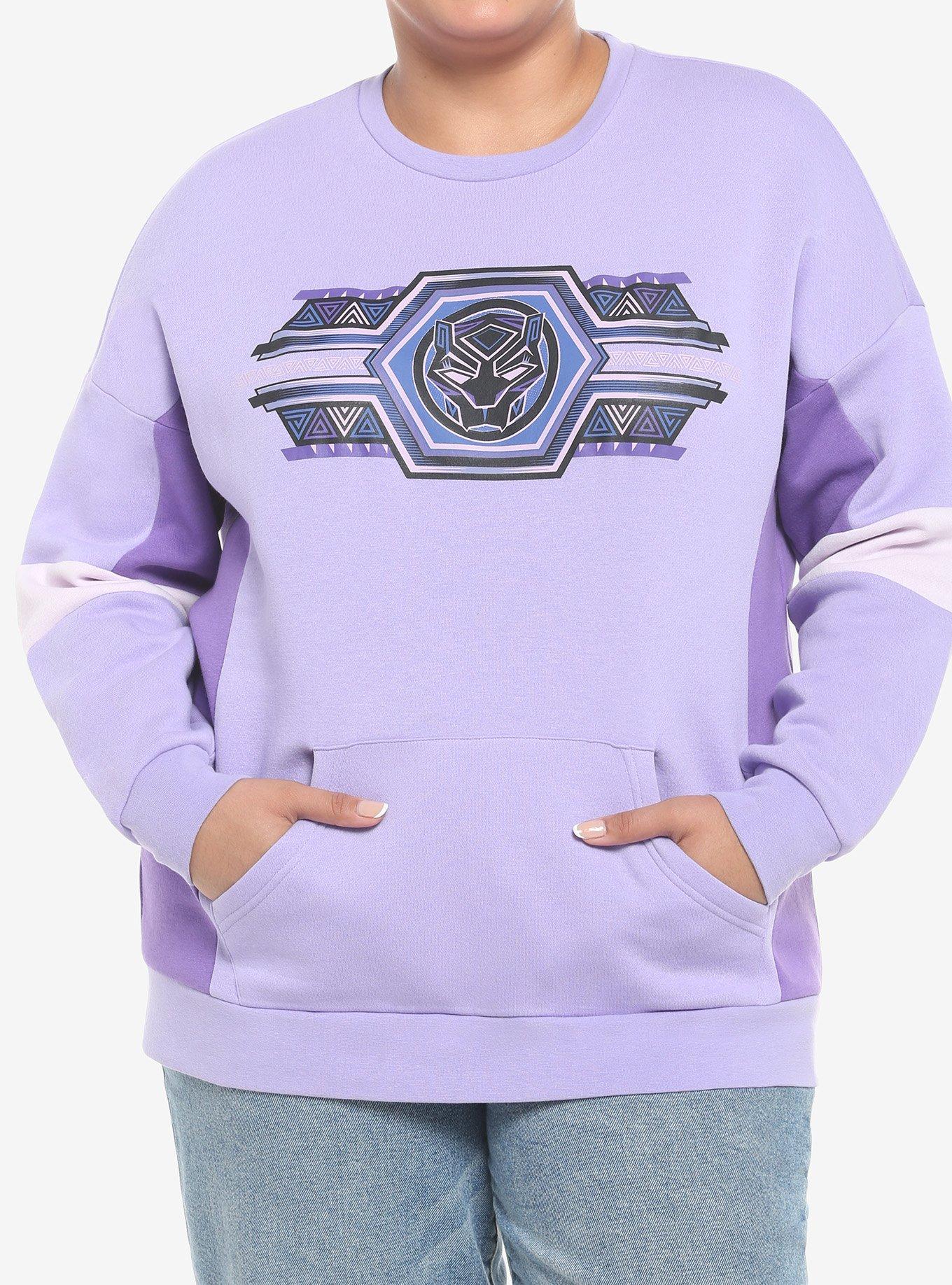 Her Universe Marvel Black Panther: Wakanda Forever Color-Block Sweatshirt Plus Size, , hi-res