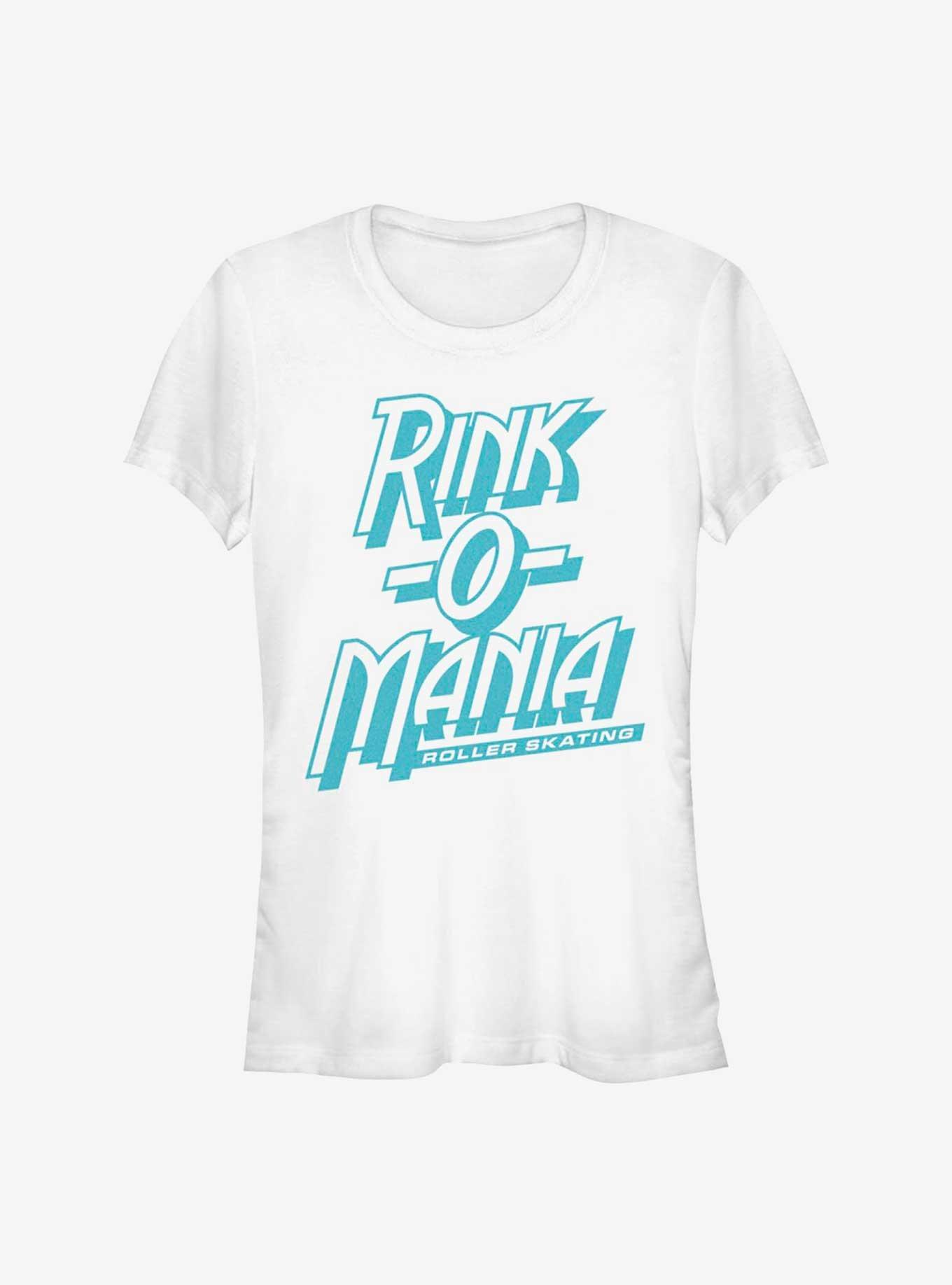Stranger Things Rink Logo Girls T-Shirt, WHITE, hi-res