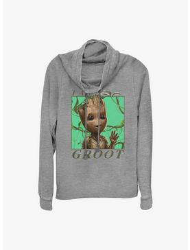 Marvel Guardians of the Galaxy Jungle Vibes Cowl Neck Long-Sleeve Top, , hi-res