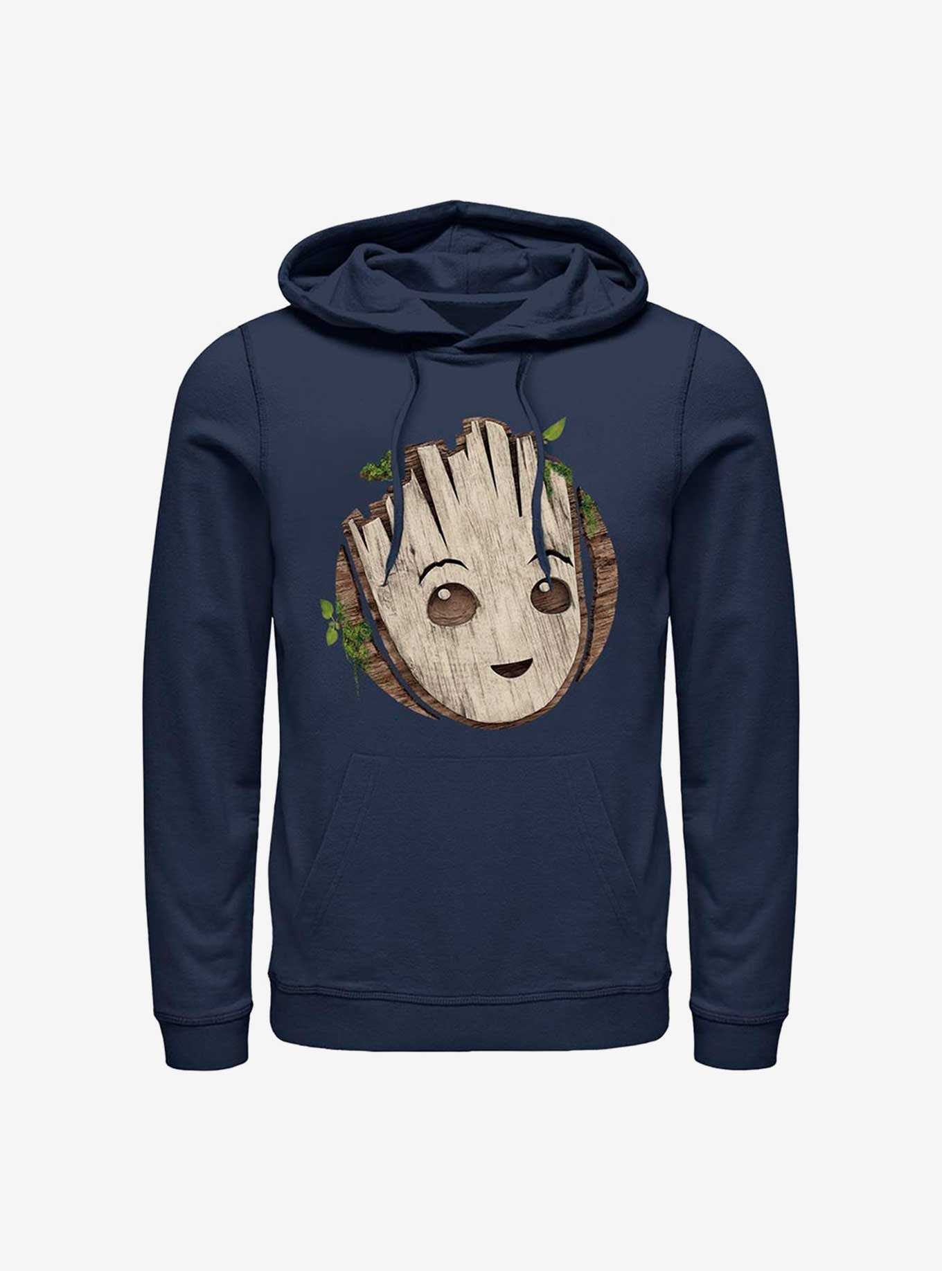 Marvel Guardians of the Galaxy Groot Head Hoodie, , hi-res