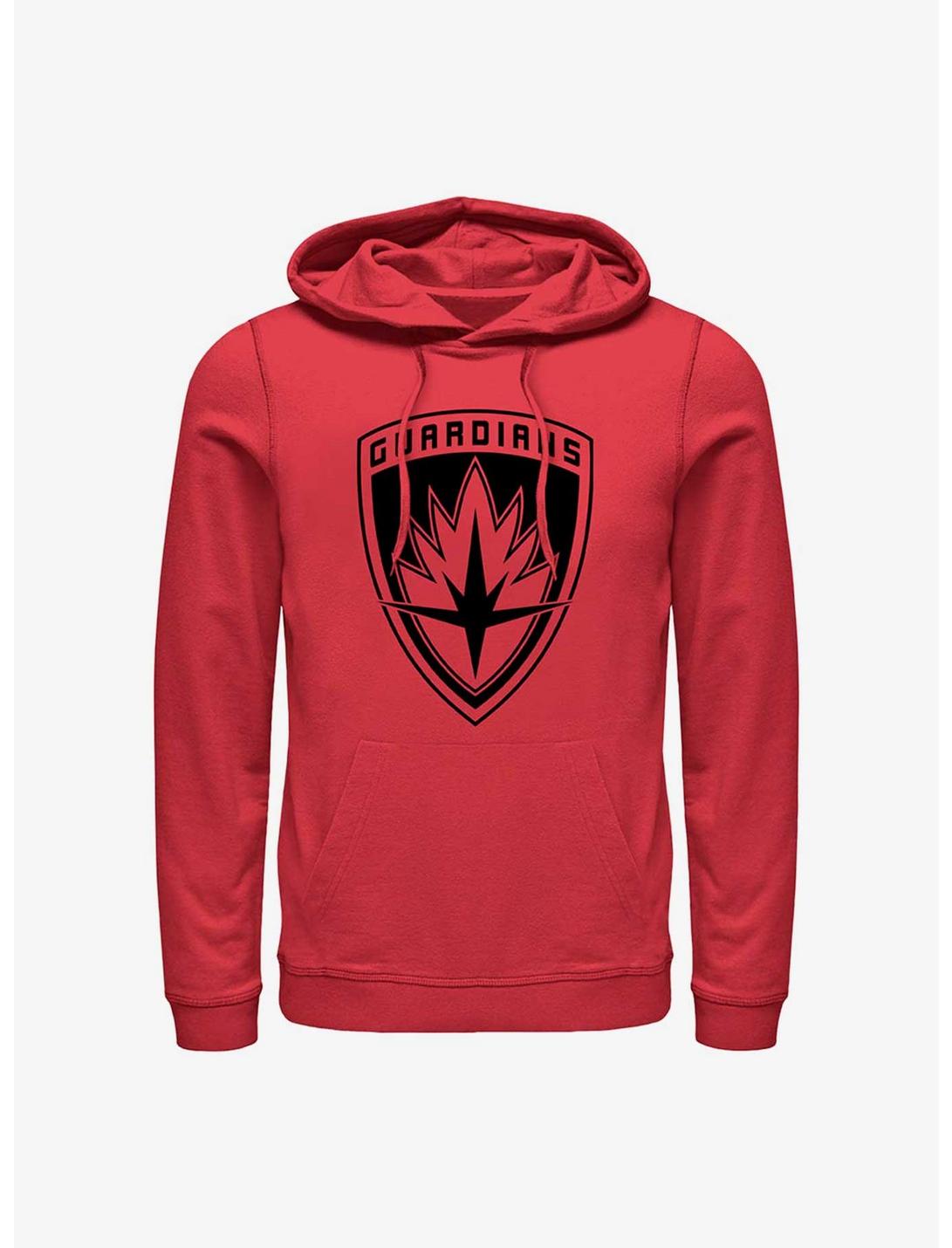 Marvel Guardians of the Galaxy Guardians Emblem Hoodie, RED, hi-res