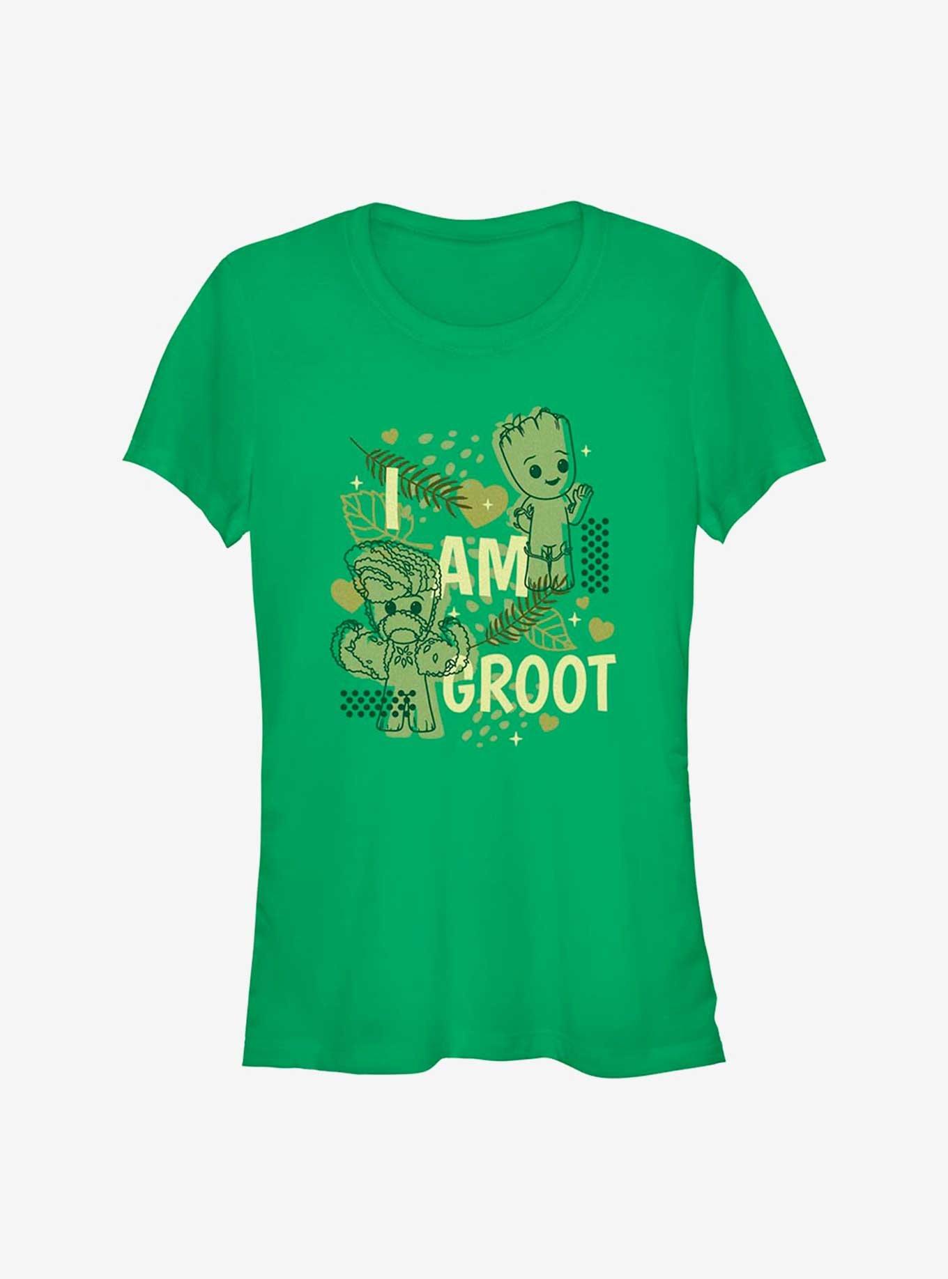 Marvel Guardians of the Galaxy Cutesy Groot Girls T-Shirt, KELLY, hi-res