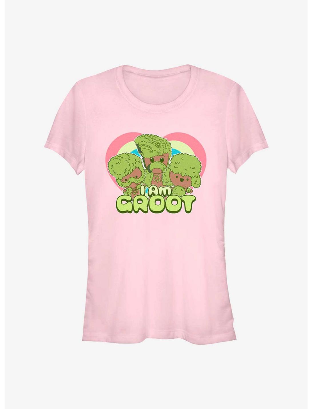 Marvel Guardians of the Galaxy Groot Hearts Girls T-Shirt, LIGHT PINK, hi-res