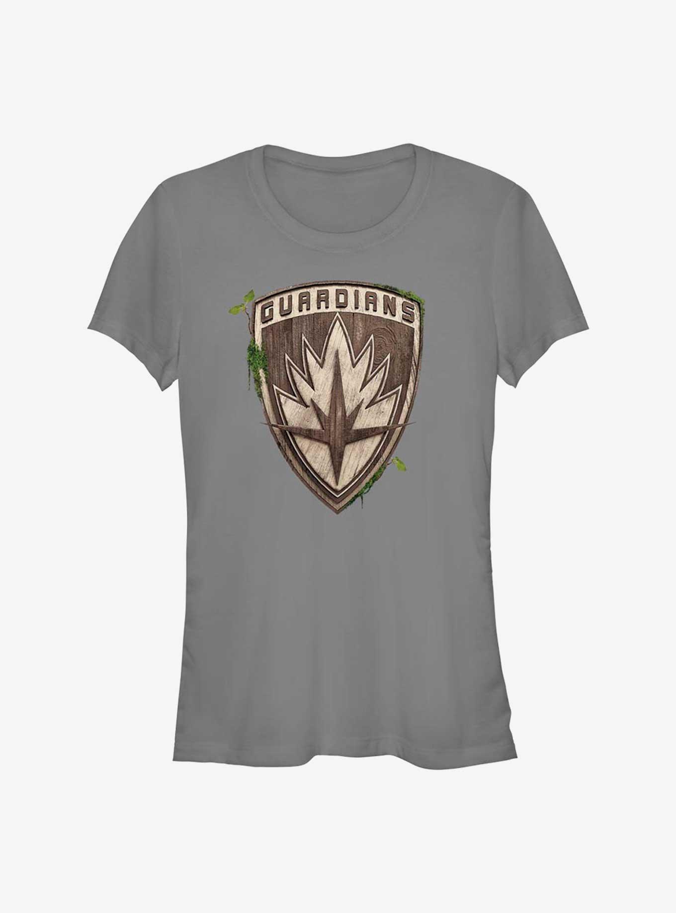 Marvel Guardians of the Galaxy Guardians Badge Girls T-Shirt, CHARCOAL, hi-res