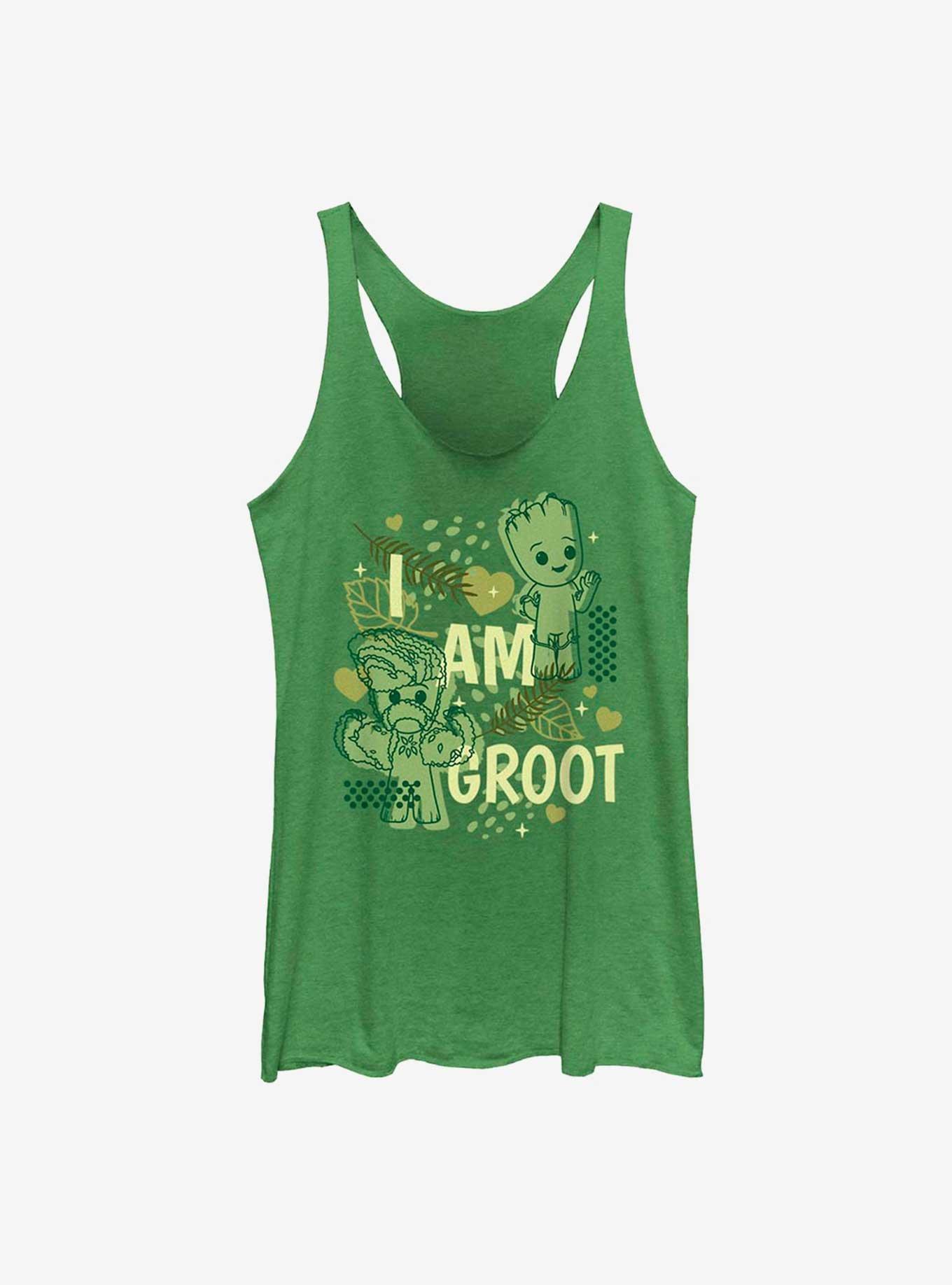 Marvel Guardians of the Galaxy Cutesy Groot Girls Tank, ENVY, hi-res