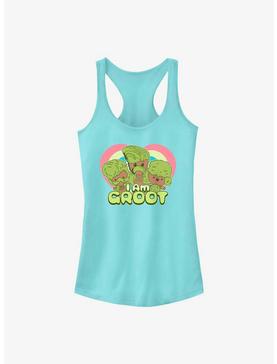 Marvel Guardians of the Galaxy Groot Hearts Girls Tank, CANCUN, hi-res