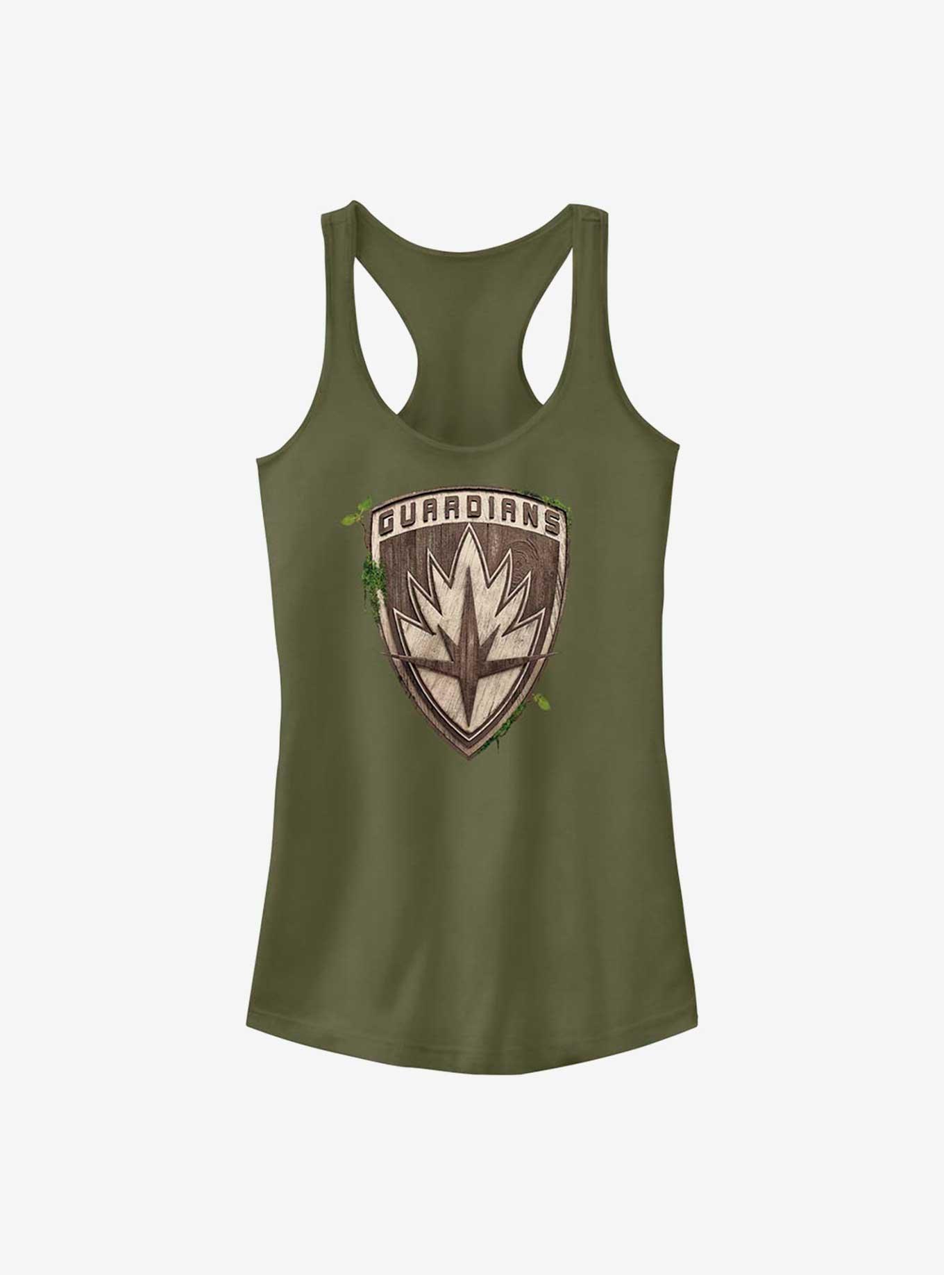 Marvel Guardians of the Galaxy Guardians Badge Girls Tank, MIL GRN, hi-res