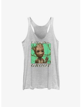 Marvel Guardians of the Galaxy Jungle Vibes Girls Tank, WHITE HTR, hi-res