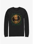 Marvel Guardians of the Galaxy Groot Focus Long Sleeve T-Shirt, BLACK, hi-res