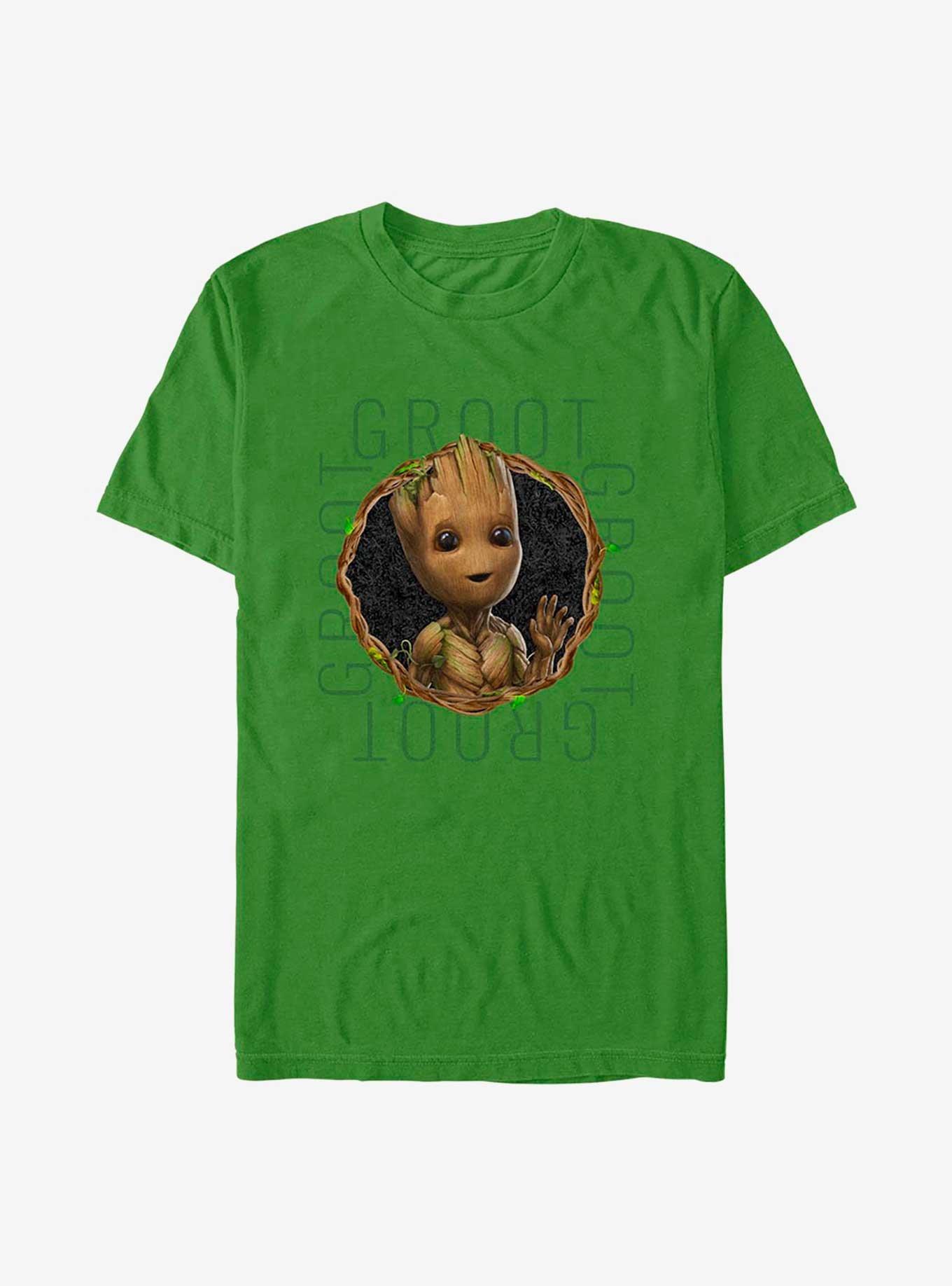 Marvel Guardians of the Galaxy Groot Focus T-Shirt, KELLY, hi-res