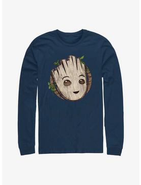 Marvel Guardians of the Galaxy Groot Head T-Shirt, NAVY, hi-res