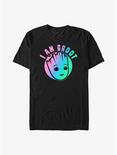 Marvel Guardians of the Galaxy Rainbow Groot T-Shirt, BLACK, hi-res