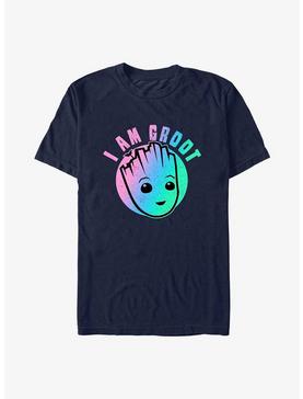 Marvel Guardians of the Galaxy Rainbow Groot T-Shirt, NAVY, hi-res