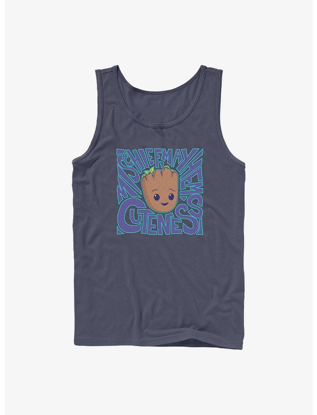 Marvel Guardians of the Galaxy Cuteness Overload Tank, NAVY, hi-res