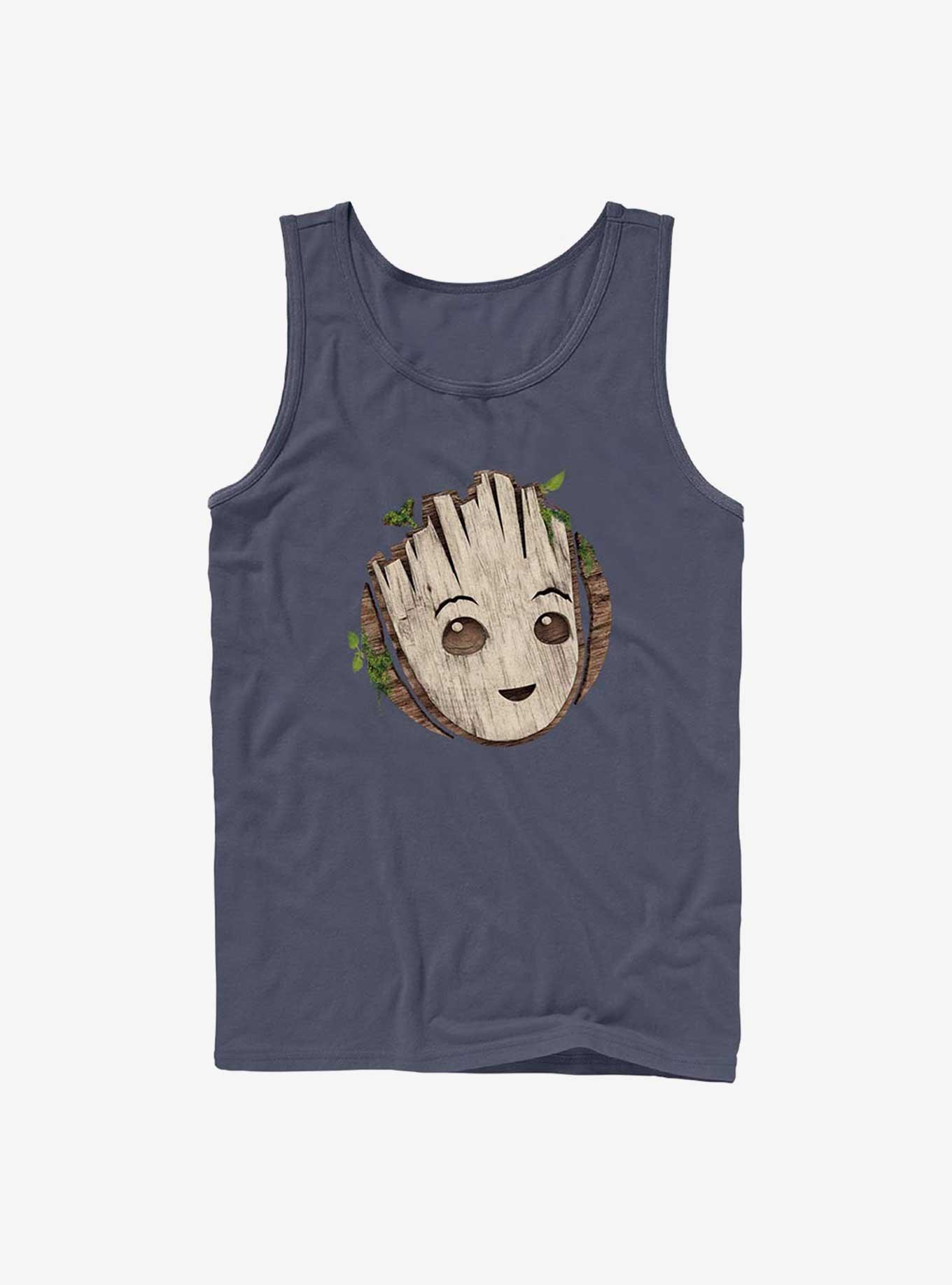 Marvel Guardians of the Galaxy Groot Head Tank, NAVY, hi-res