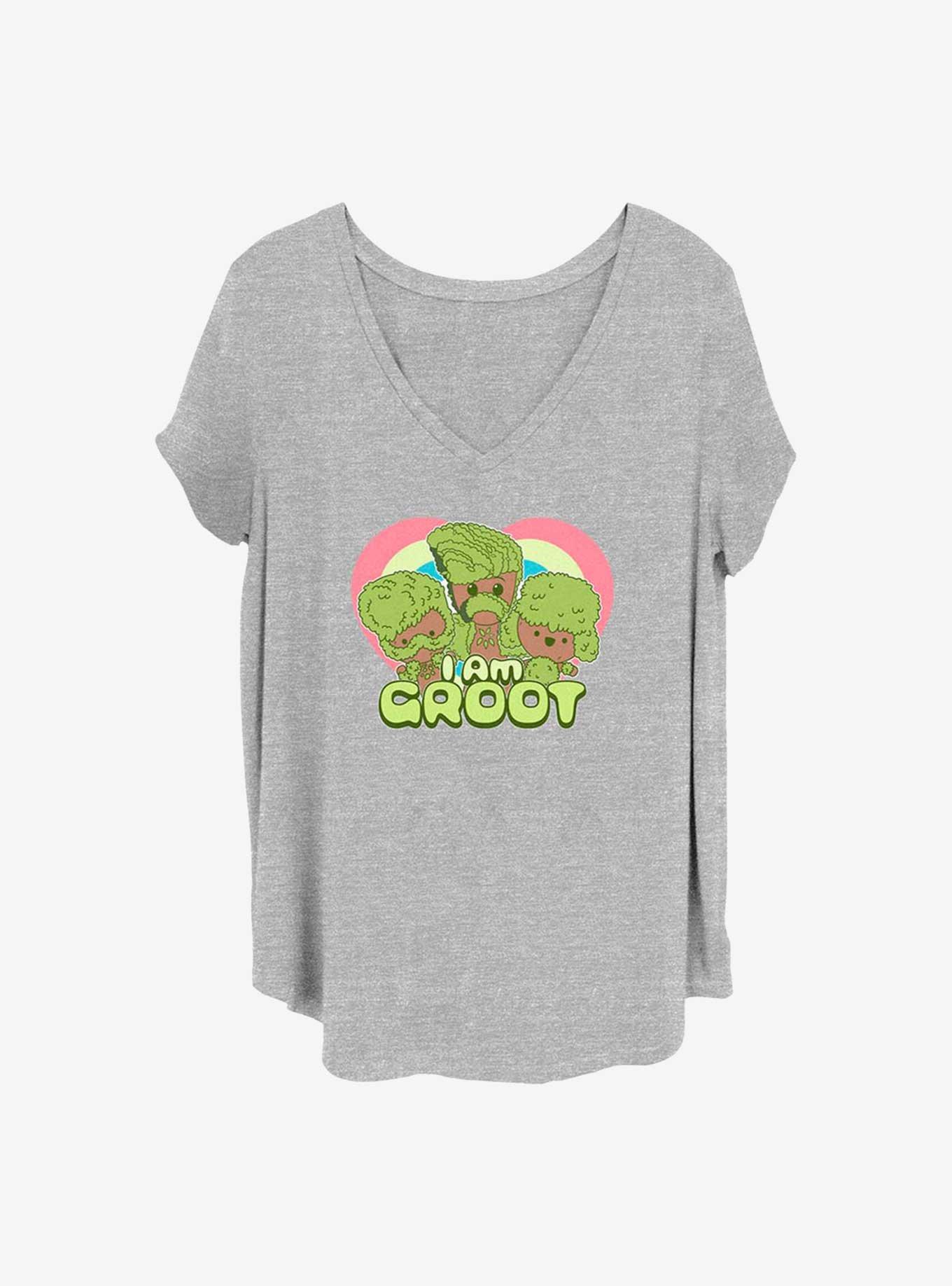 Marvel Guardians of the Galaxy Groot Hearts Girls T-Shirt Plus Size, , hi-res