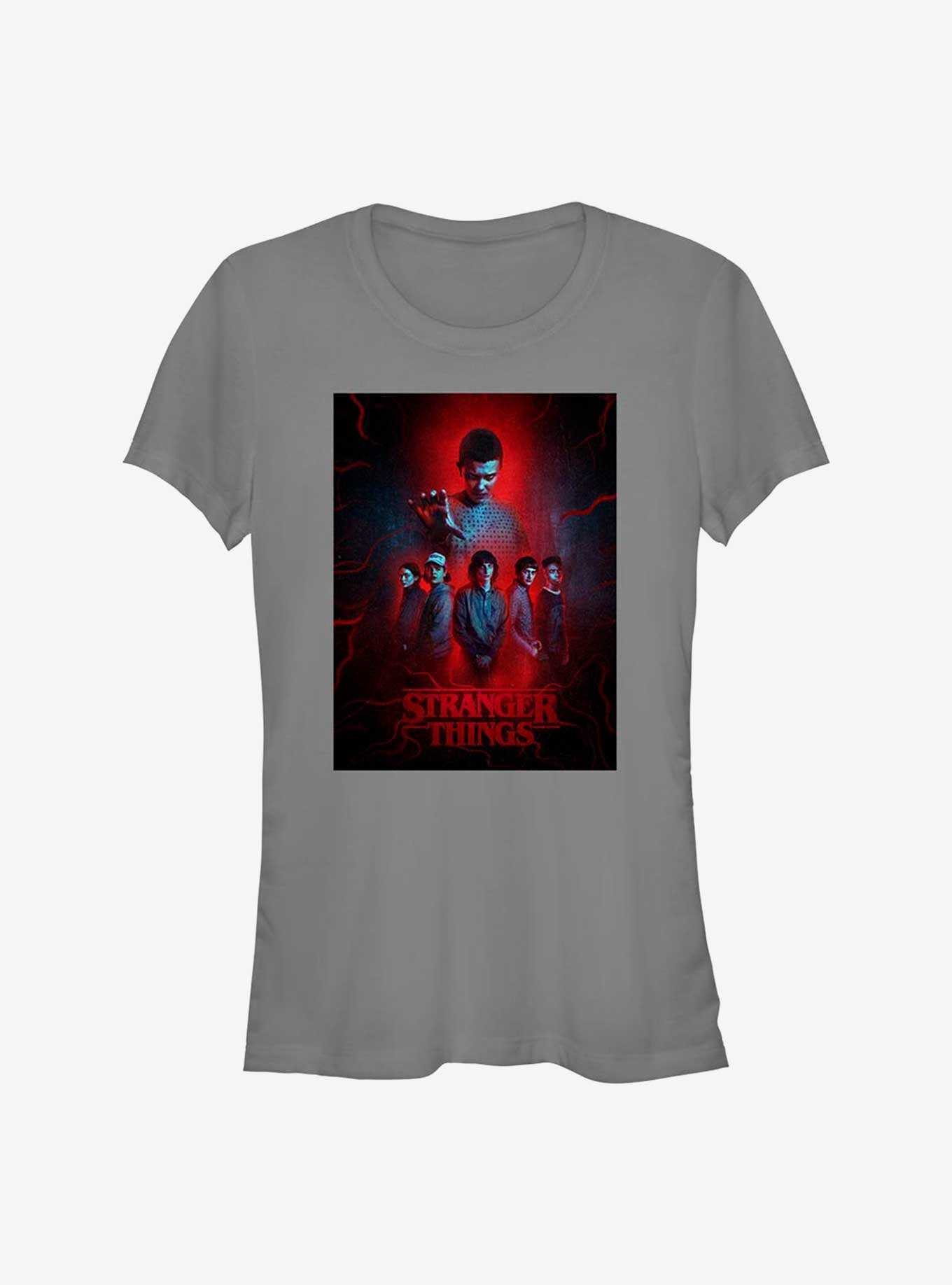 Stranger Things Characters Poster Girls T-Shirt, , hi-res