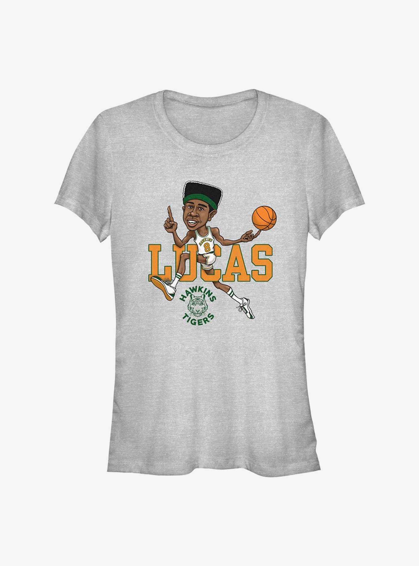 Stranger Things Lucas Hawkins Tiger Girls T-Shirt, , hi-res