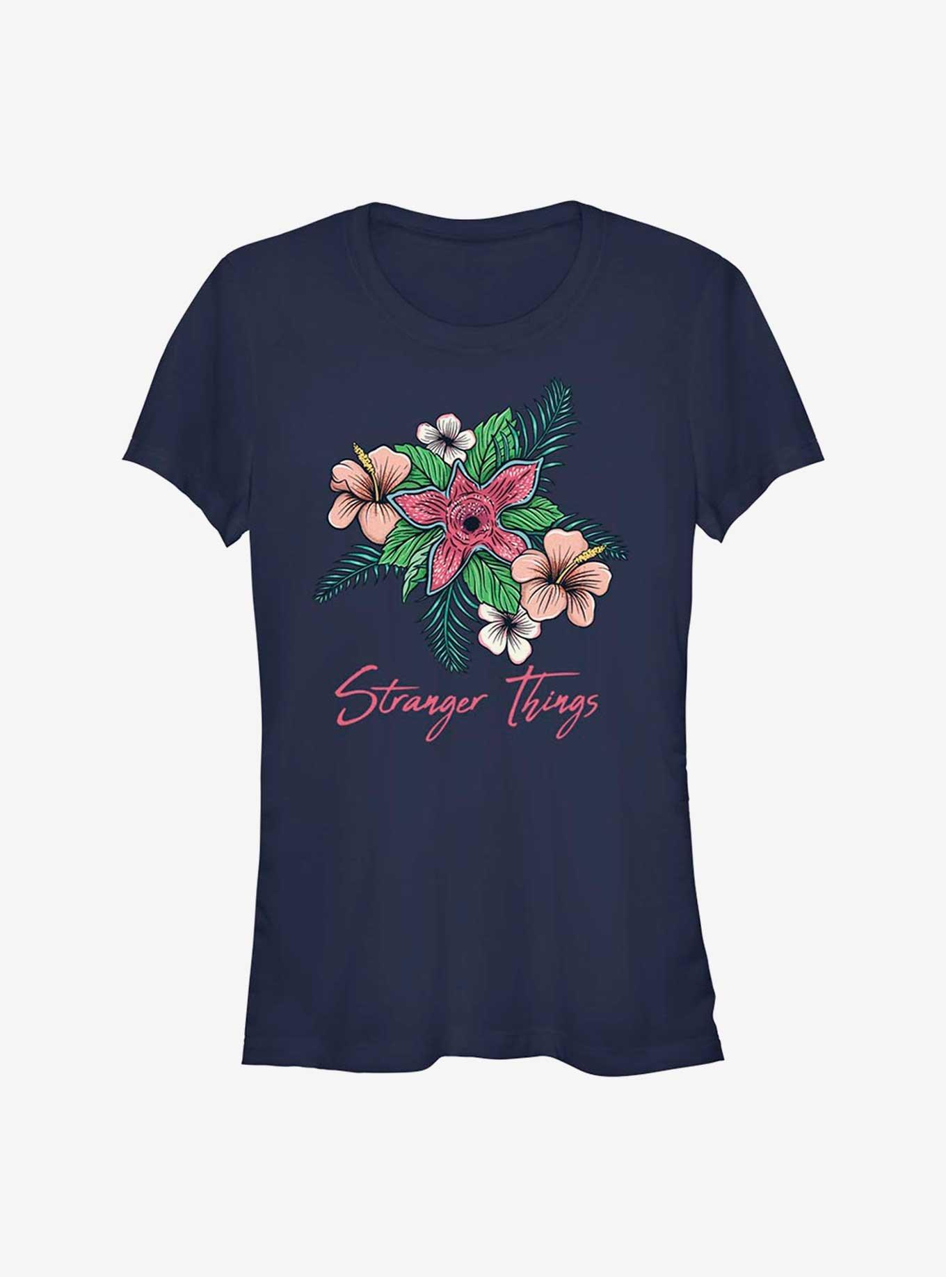 Stranger Things Floral Things Girls T-Shirt