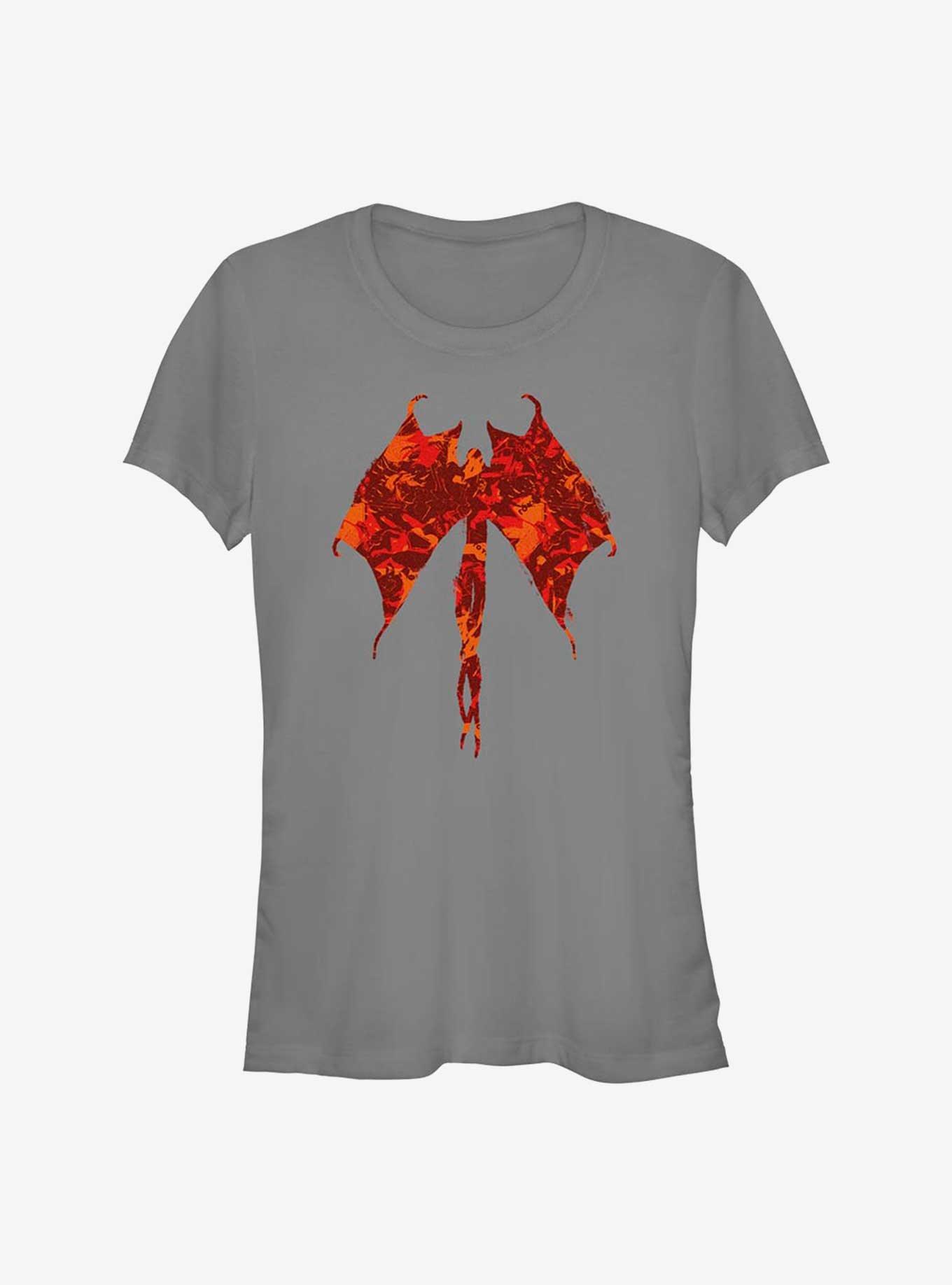 Stranger Things Demobat Pattern Fill Girls T-Shirt, , hi-res