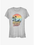 Stranger Things Retro Sun Demogorgon Girls T-Shirt, ATH HTR, hi-res