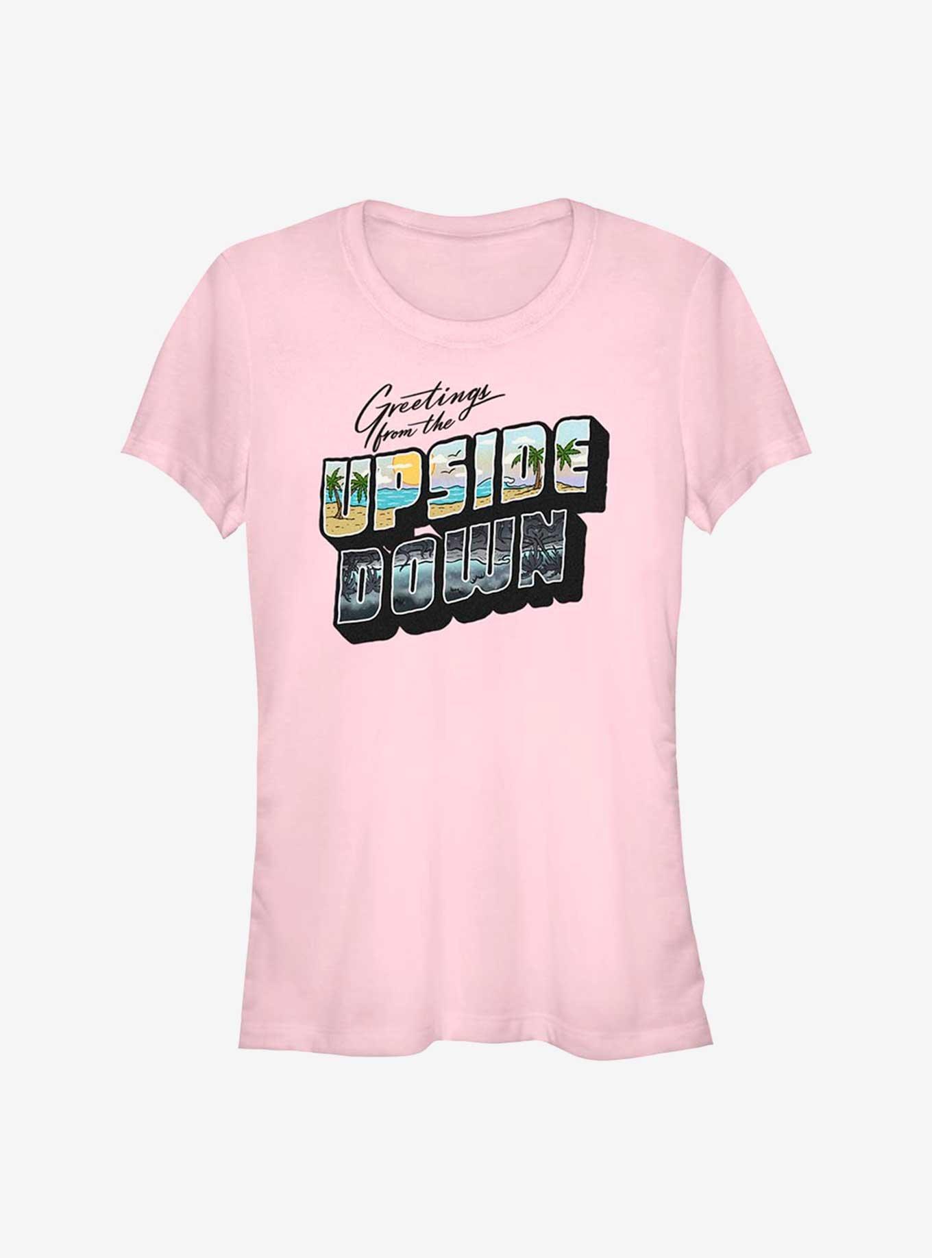 Stranger Things Upside Down Postcard Girls T-Shirt, , hi-res