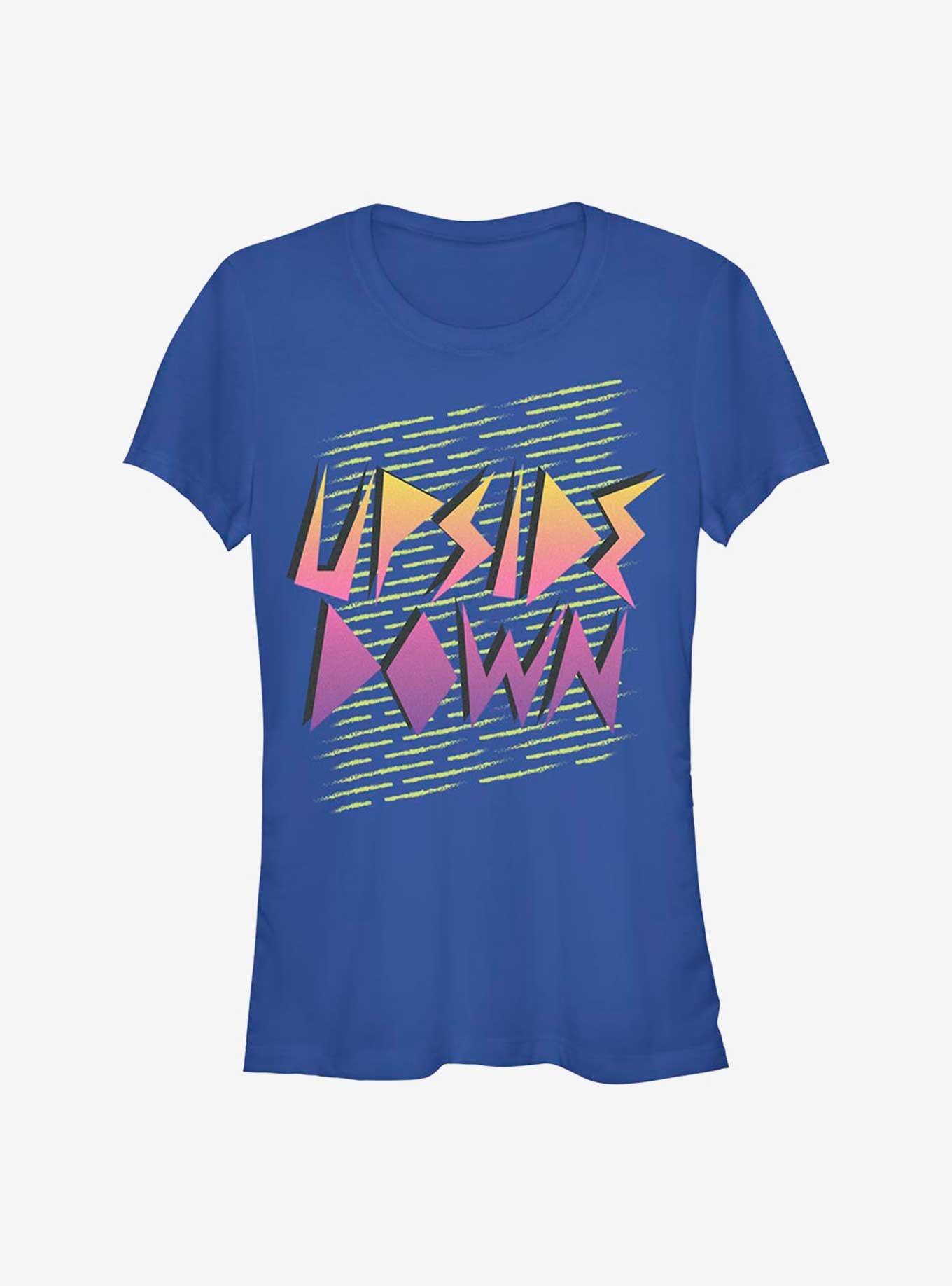 Stranger Things Vaporwave Upside Down Girls T-Shirt