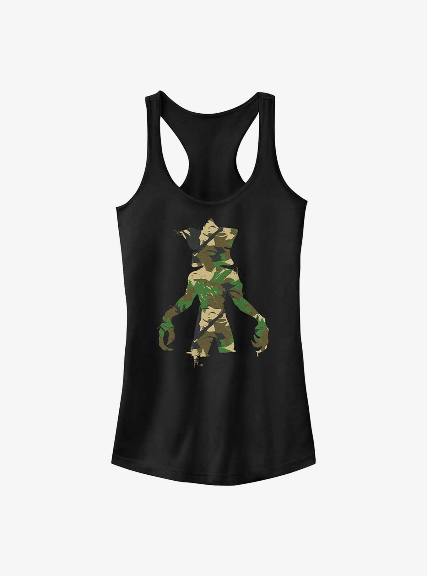 Stranger Things Demogorgon Camo Monster Girls Tank