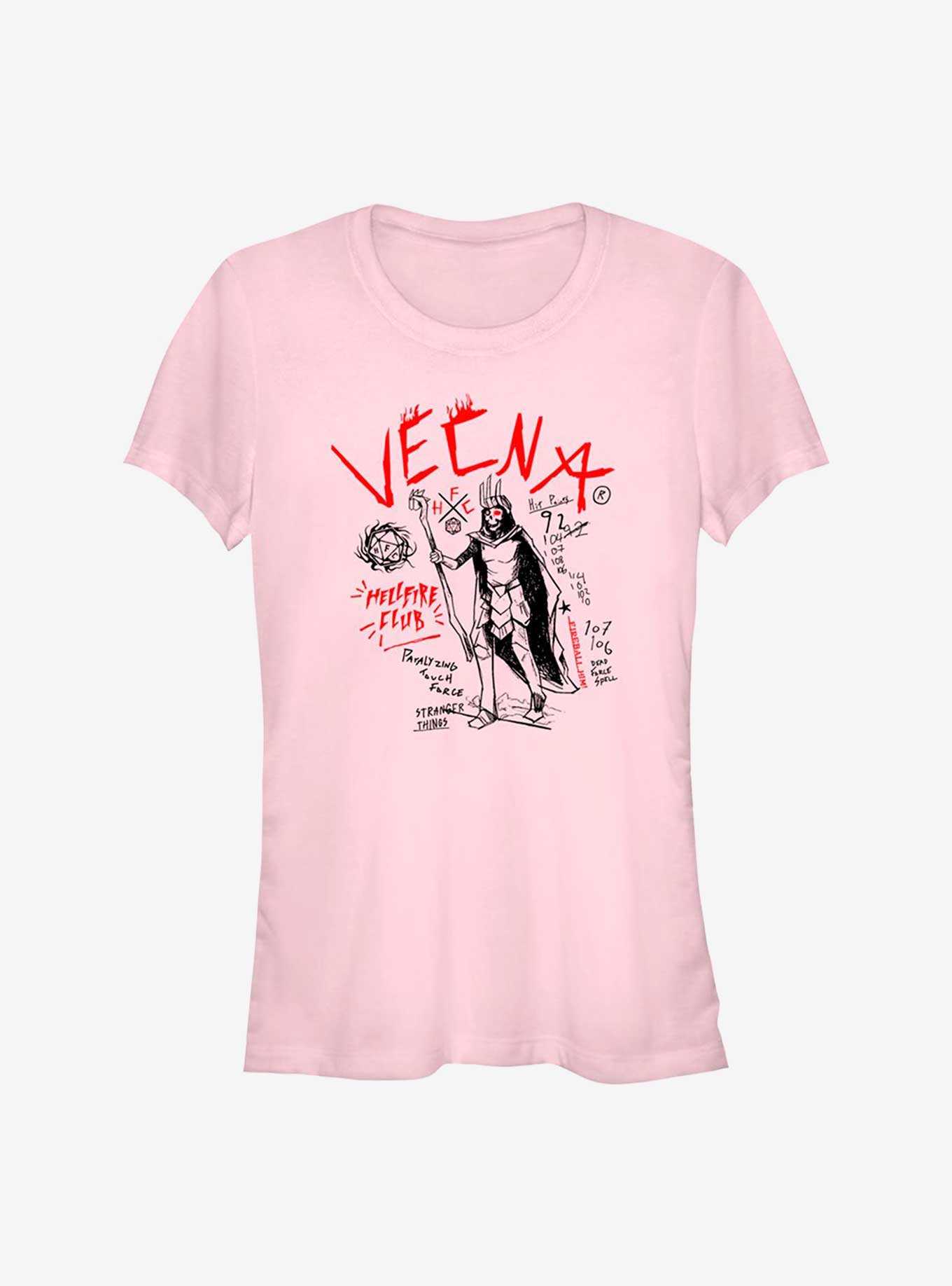Stranger Things Vecna Doodles Girls T-Shirt, , hi-res