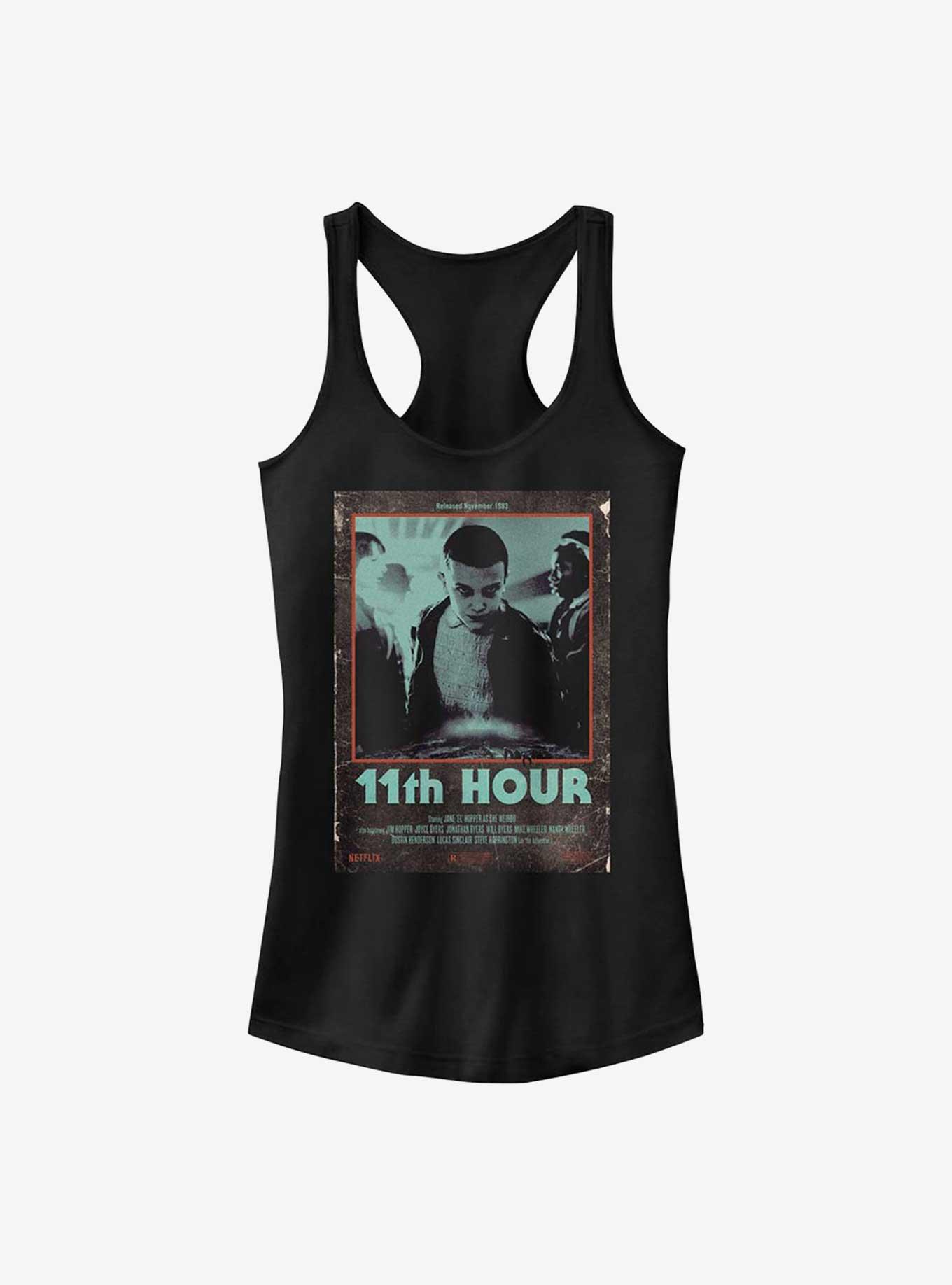 Stranger Things 11th Hour Girls Tank, BLACK, hi-res