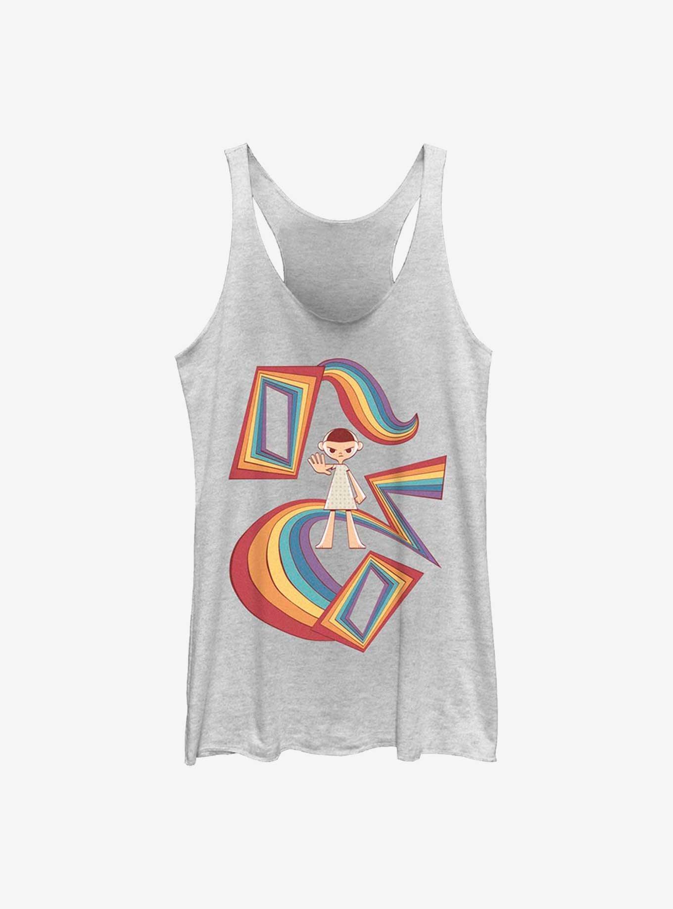 Stranger Things Eleven Rainbow Girls Tank Top, , hi-res