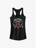 Stranger Things Hellfire Club Logo Girls Tank Top, BLACK, hi-res