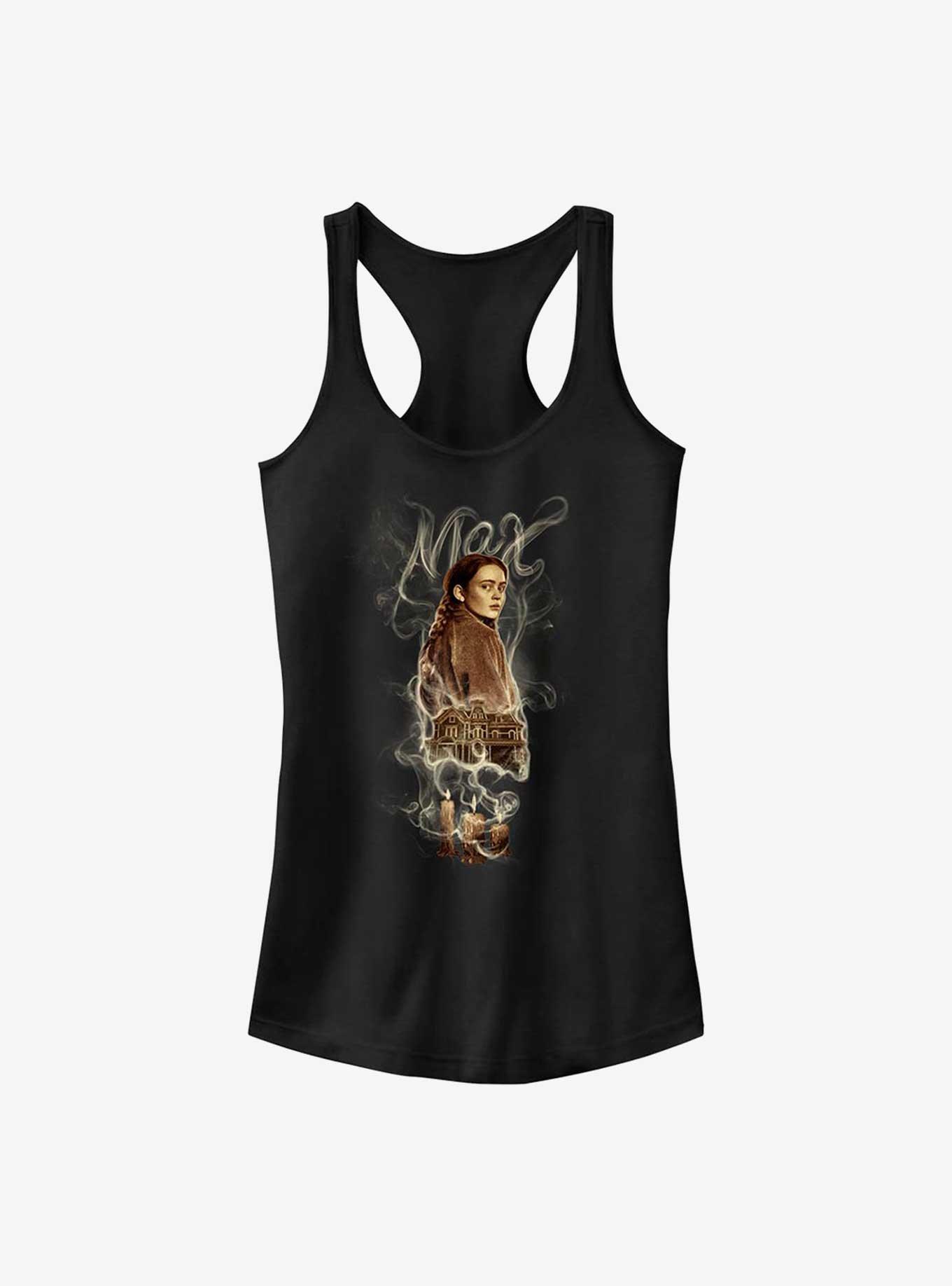 Stranger Things Max In Smoke Girls Tank Top
