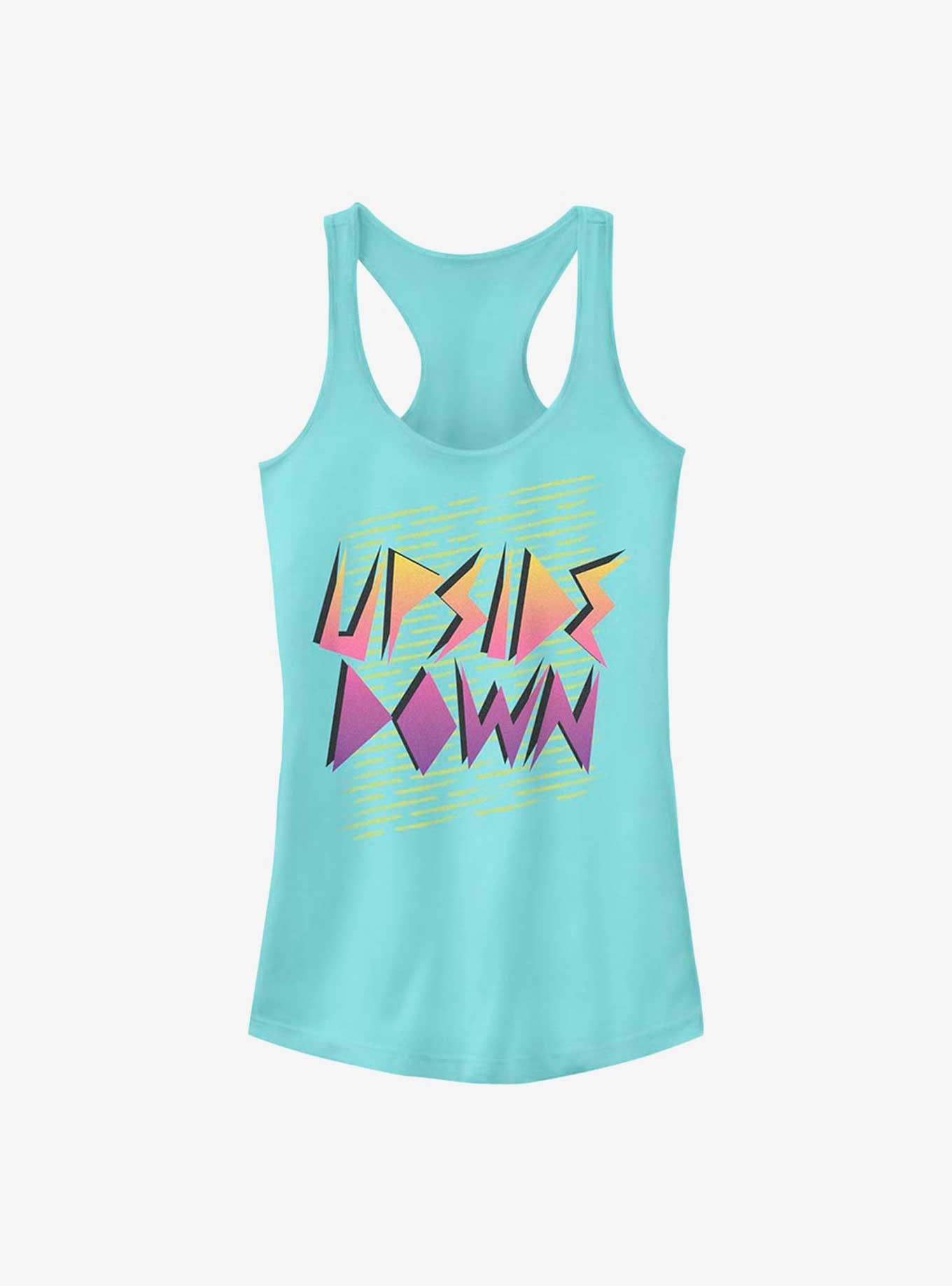 Stranger Things Vaporwave Upside Down Girls Tank, CANCUN, hi-res