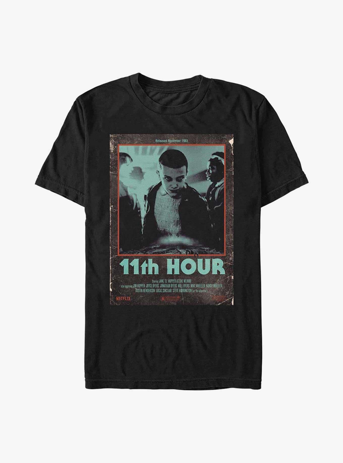 Stranger Things 11th Hour T-Shirt, BLACK, hi-res