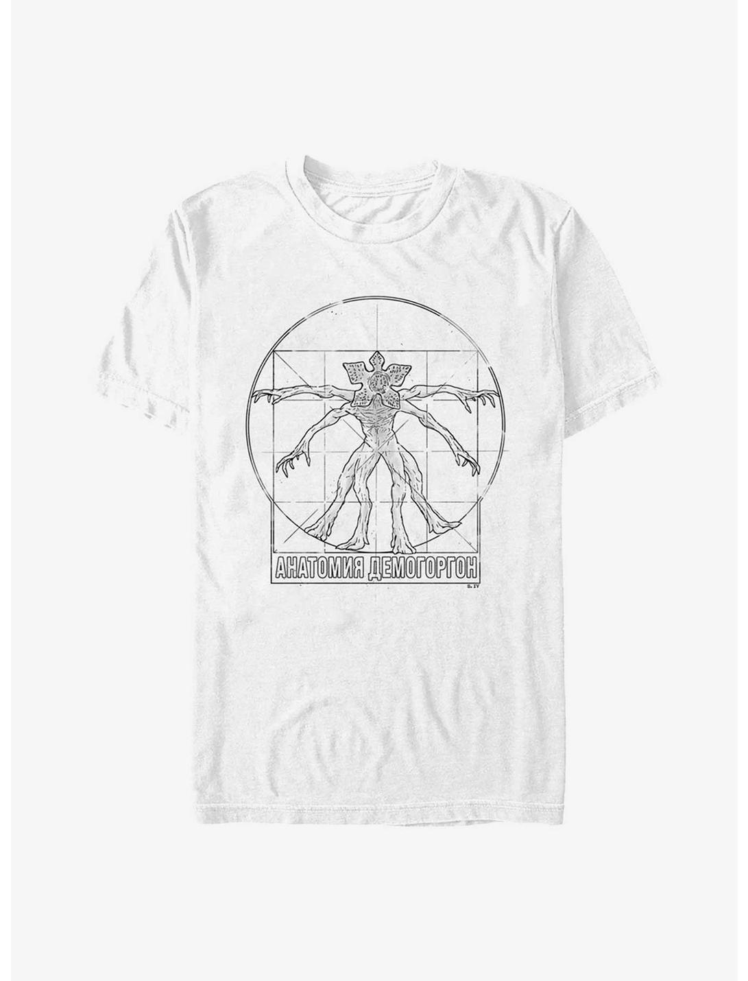 Stranger Things Anatomy of Demogorgon T-Shirt, WHITE, hi-res